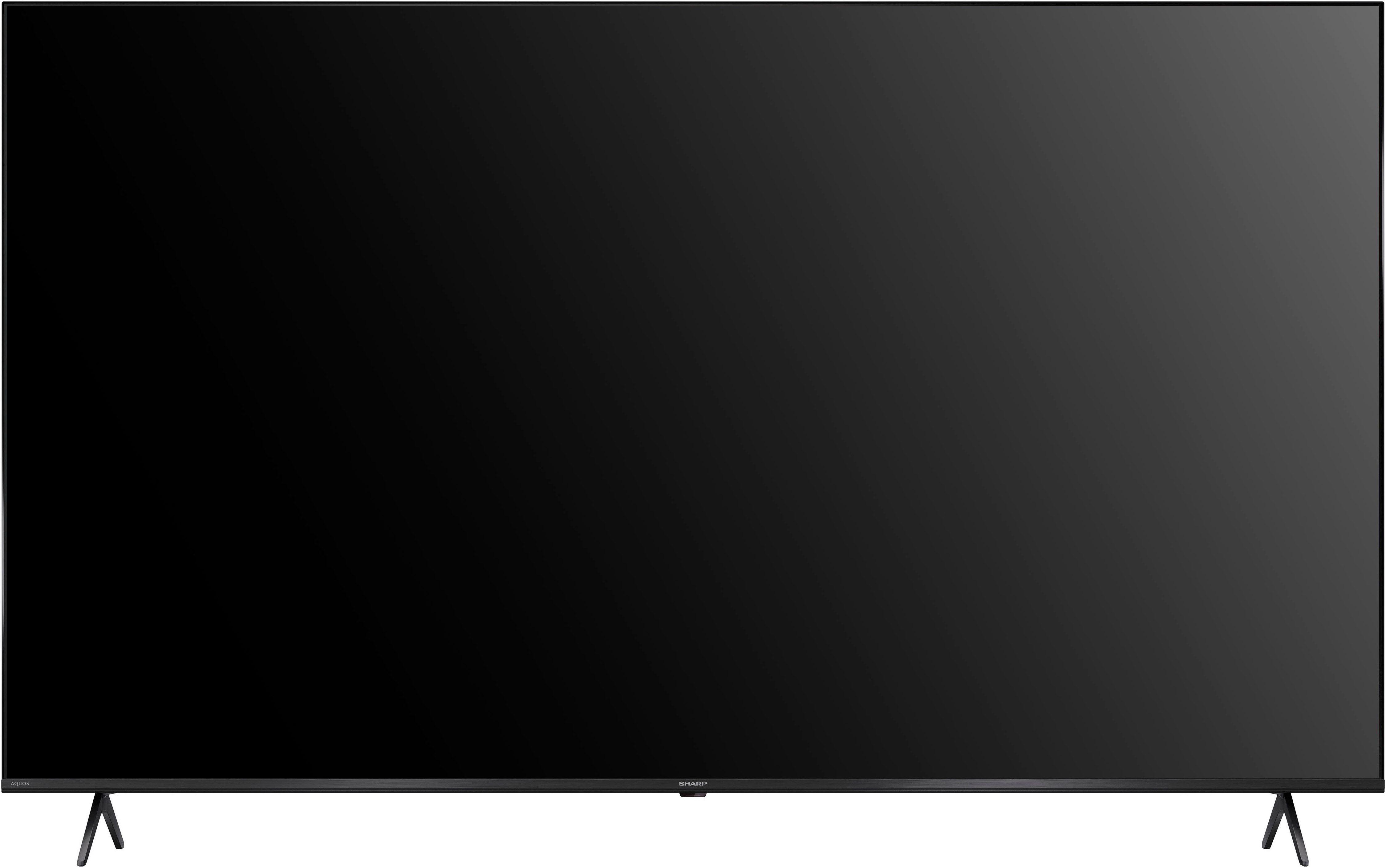 Sharp 4T-C65HPx QLED-Fernseher (164 cm/65 Zoll, 4K Ultra HD, Smart-TV, Google TV)