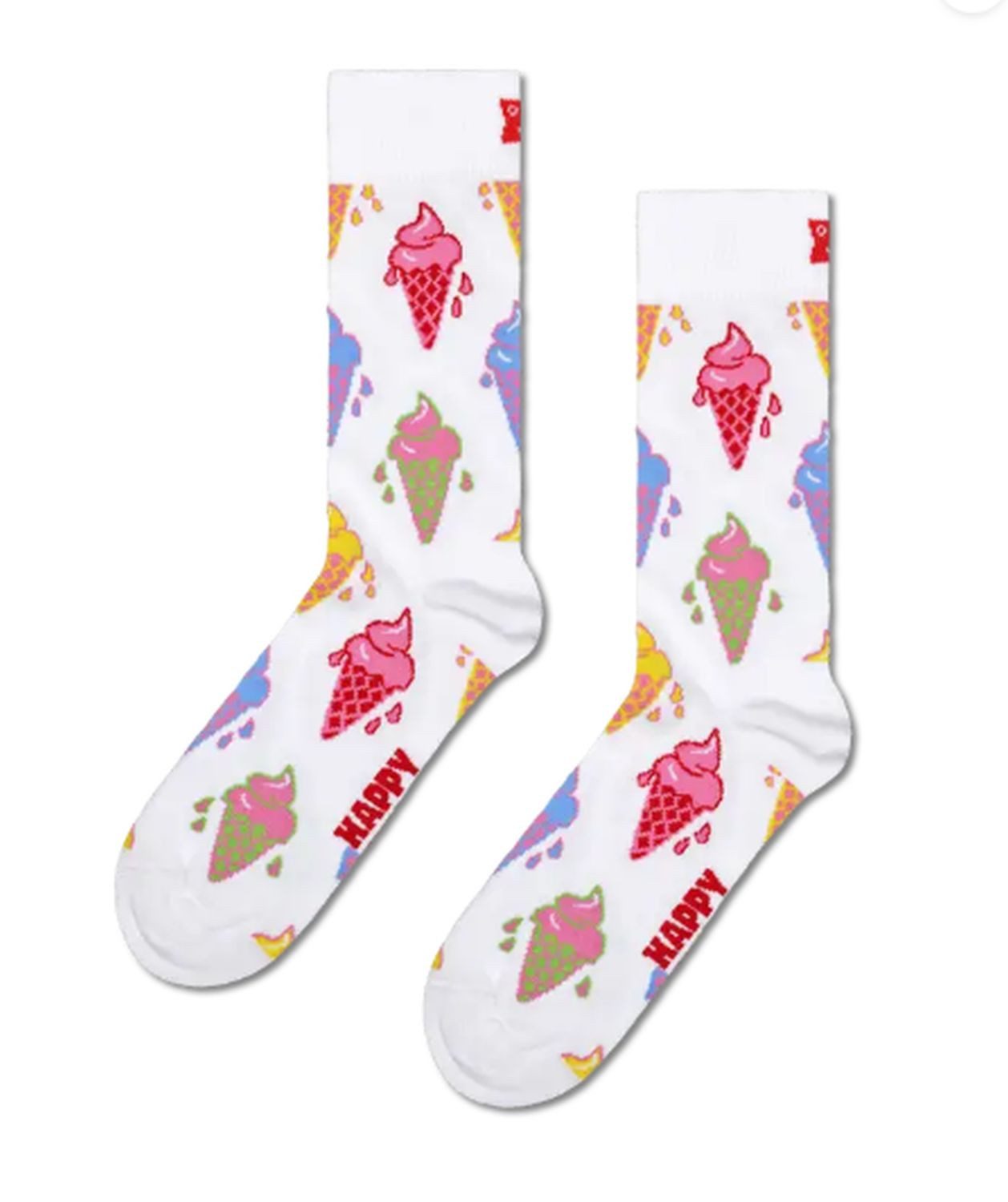 Happy Socks Freizeitsocken Happy Socks Ice Cream Socks weiß