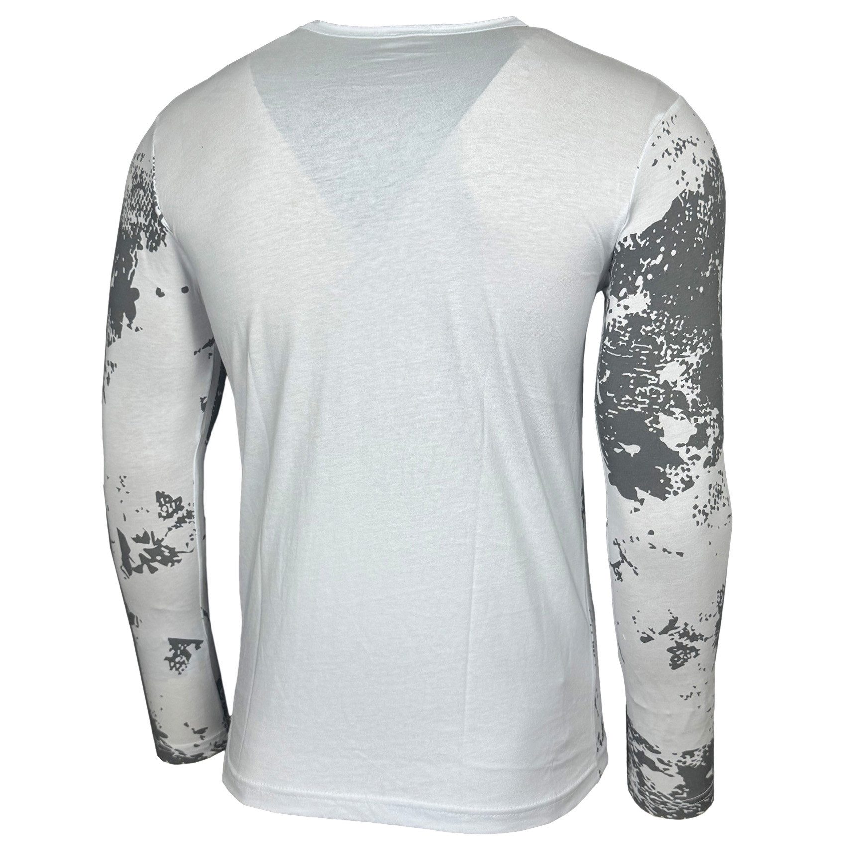 Baxboy Longshirt Baxboy Herren Longsleeve Langarmshirt Shirt Mit Rundhalskragen B-706 – Bild 5 von 5