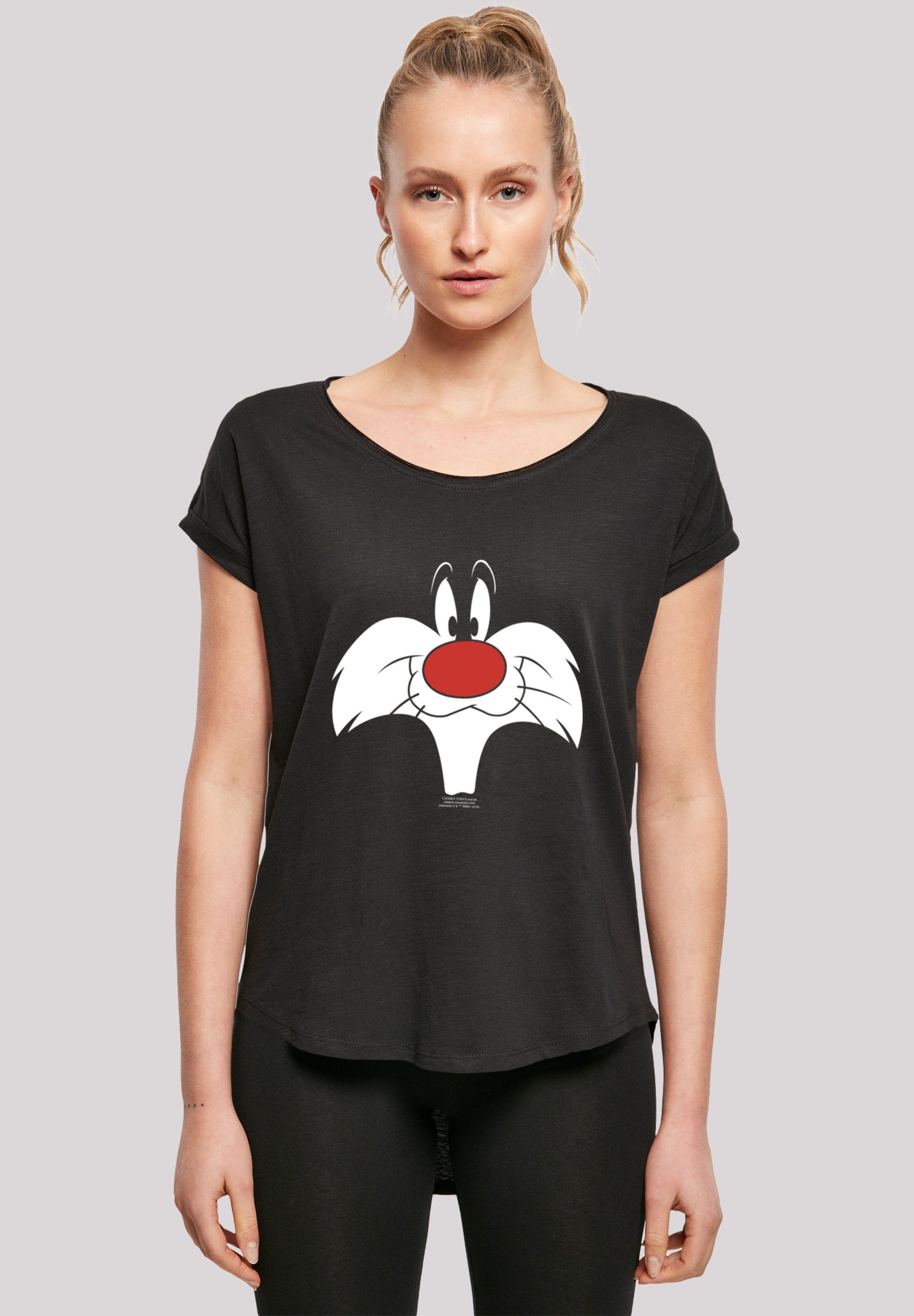 F4NT4STIC T-Shirt Looney Tunes Sylvester Big Print