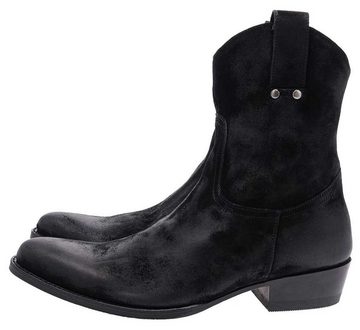 Sendra Boots 7370 Schwarz Stiefelette Rahmengenähter Herren Lederstiefelette