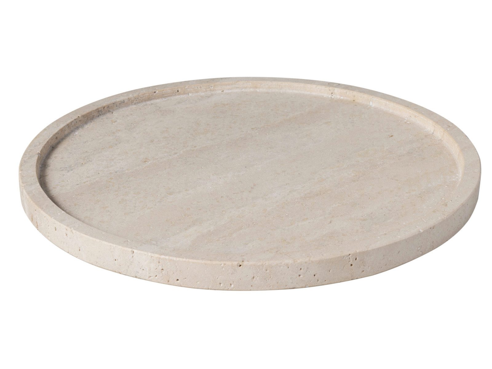 Villeroy & Boch Servierteller Manufacture Travertine Servierteller 24,5cm, Steingut, (Servierteller)