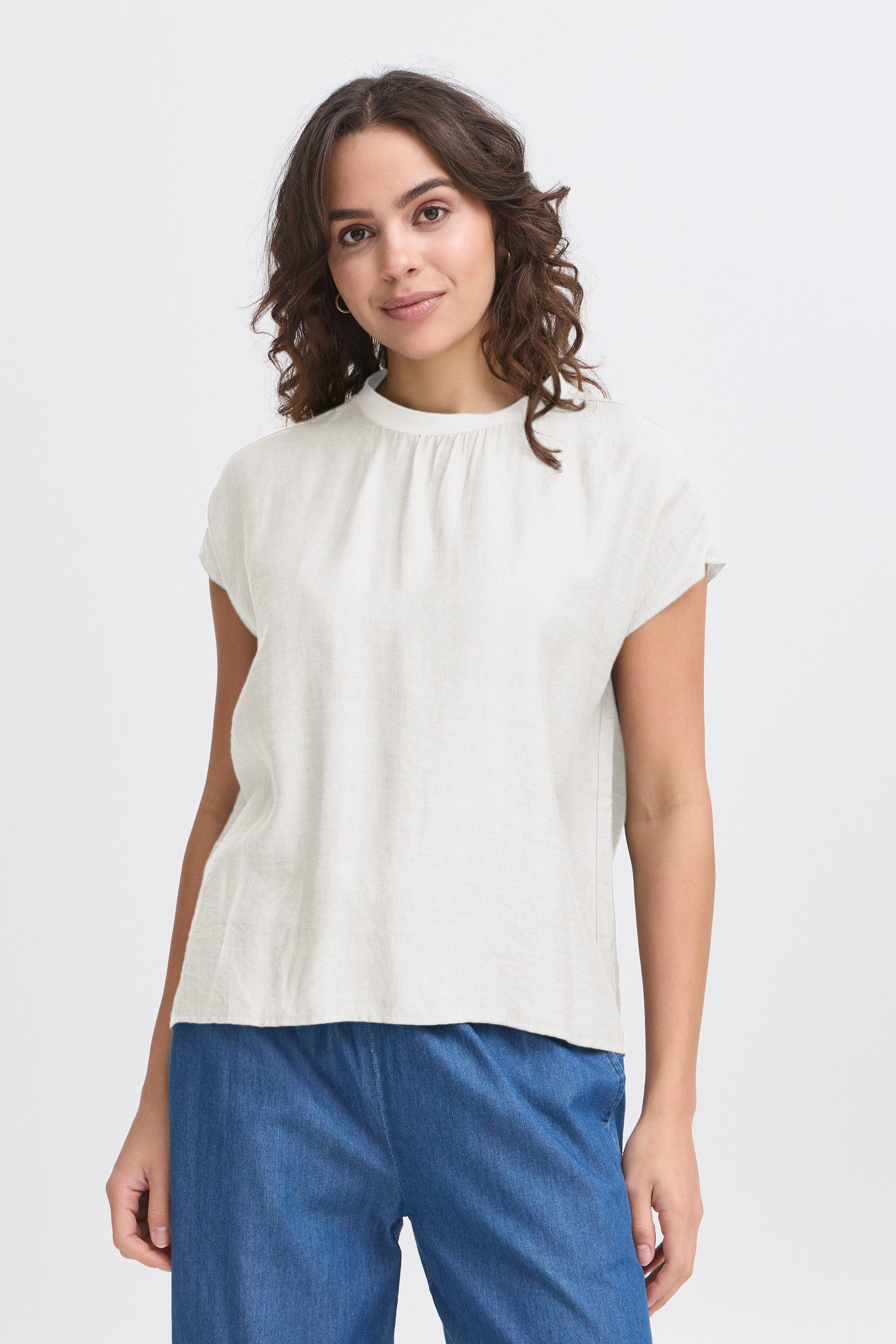 Kurzarmbluse Kurzarm-Bluse FRARIANA