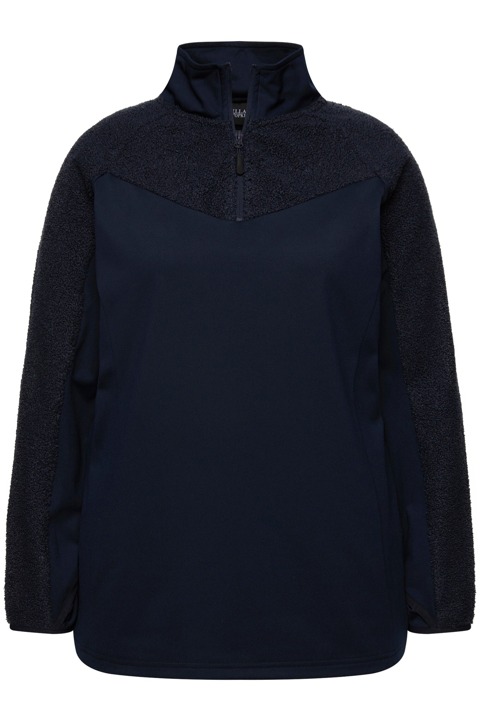 Ulla Popken Sweatshirt Sweatshirt Stretch Teddyfleece günstig online kaufen