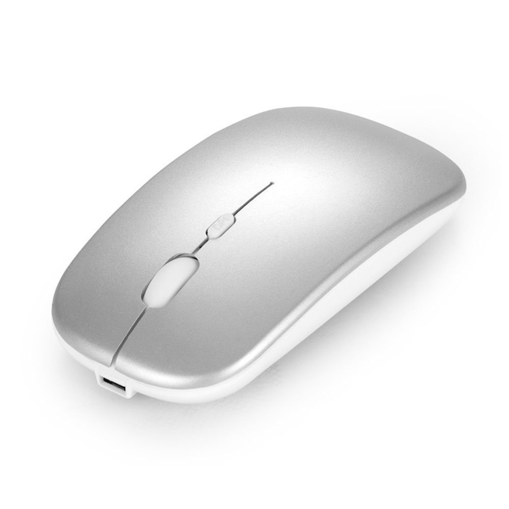 GelldG Bluetooth Wireless Mouse Slim USB Rechargeable Quiet Mice for Notebook Maus