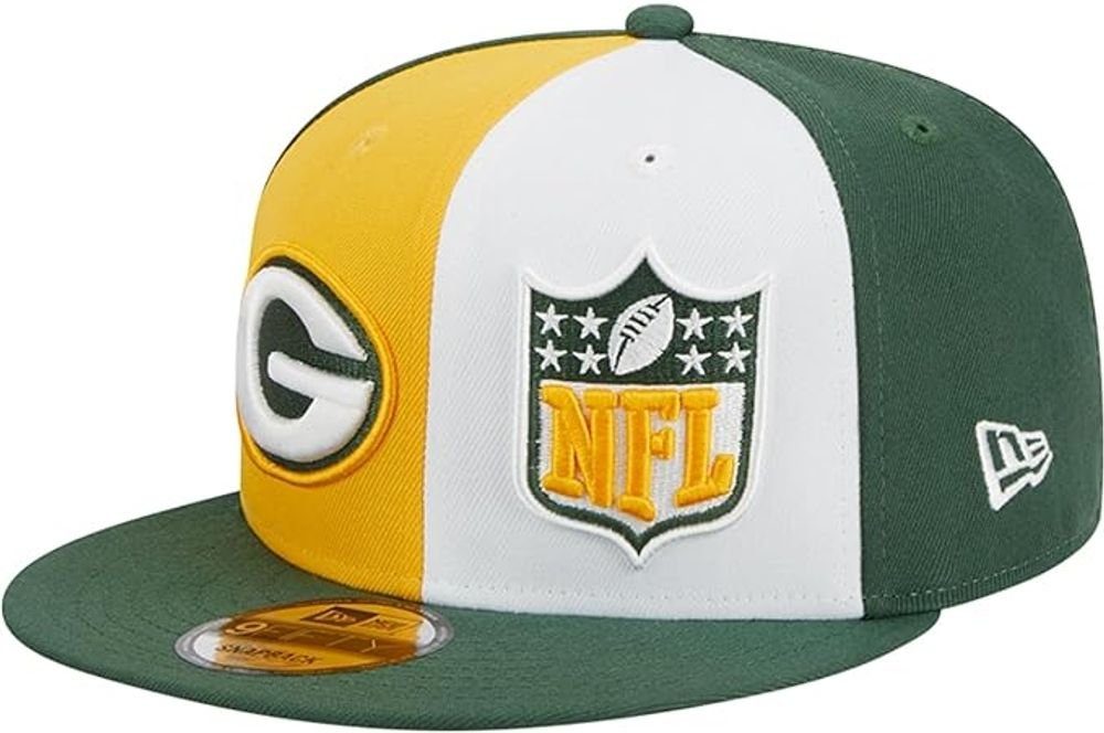 GREEN Official Sideline Cap New Snapback NFL BAY PACKERS 2023 Era 9FIFTY Game Snapback Cap