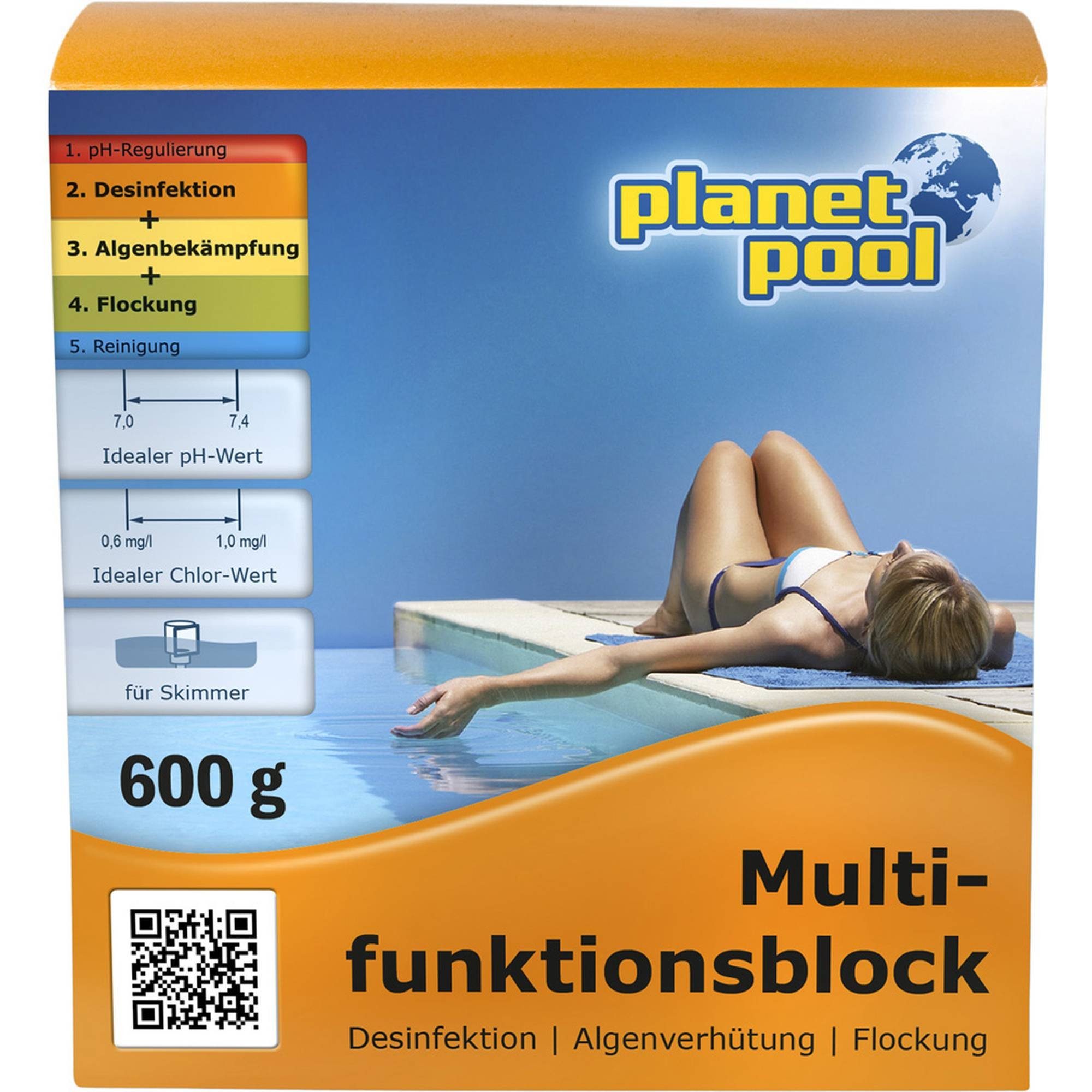 Poolpflege Planet Pool - Multifunktionsblock, 0,6 kg