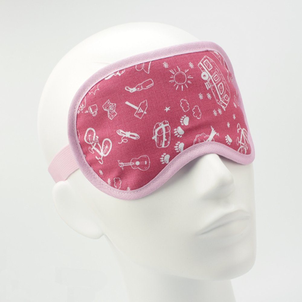BEAZZ Schlafmaske Schlafmaske, Augenmaske, Schlafbrille - Urlaub, Bequem - Perfekte Abdunklung, 1-tlg., HANDMADE IN GERMANY