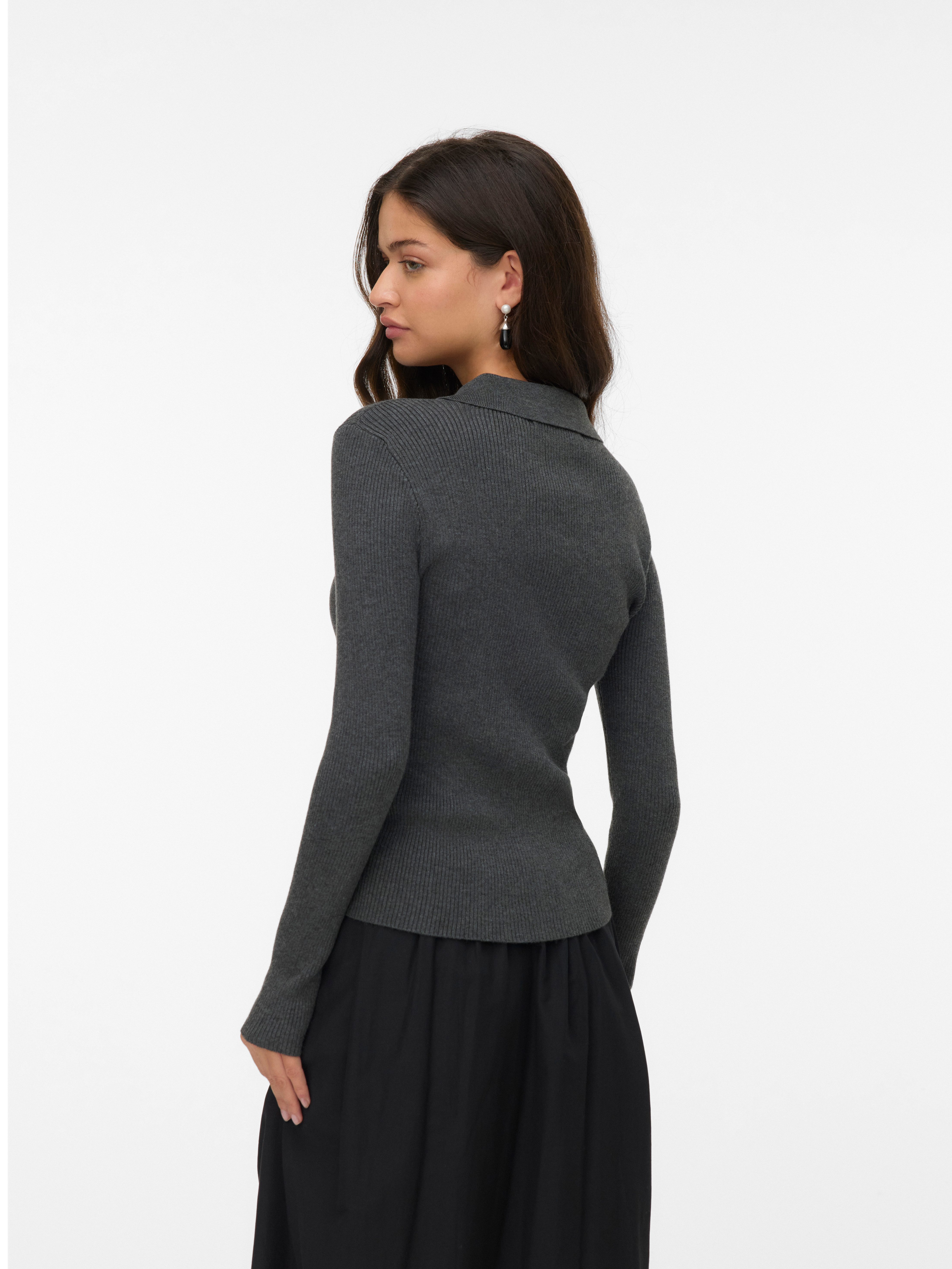 Vero Moda Polokragenpullover VMSILJERIB LS POLONECK günstig online kaufen