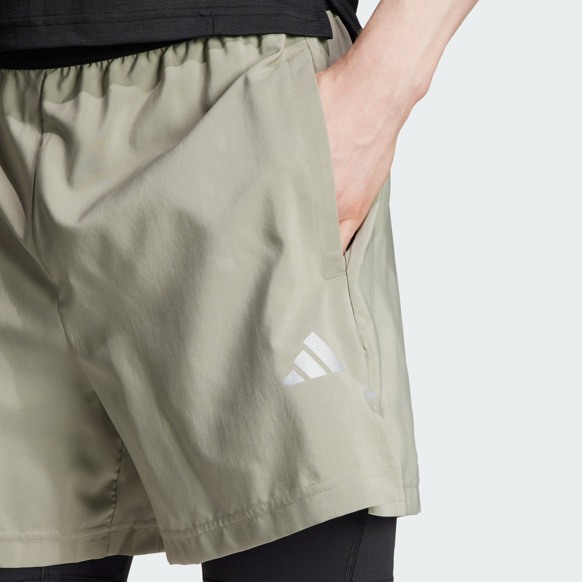 Pebble TRAINING Silver 2-in-1-Shorts GYM+ adidas Performance 2-IN-1 SHORTS