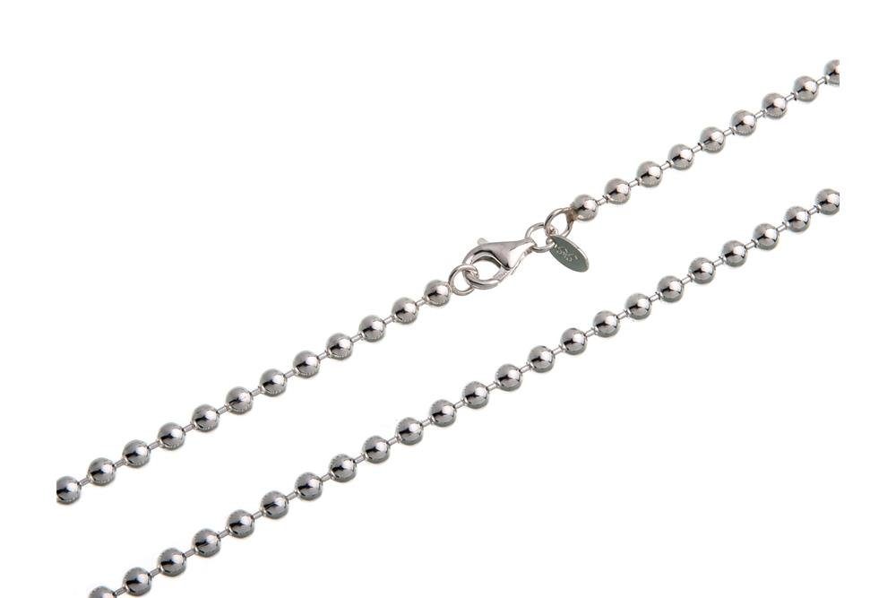 echt 4mm Silber, - von Silberkette Silberkettenstore wählbar 925 Kugelkette Länge 40-100cm