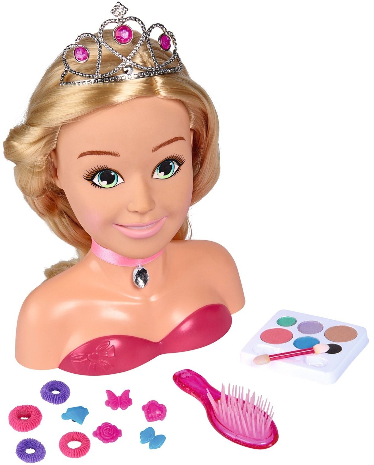 SIMBA Spielwelt Spielzeug Girls Prinzessin Schmink-& Frisierkopf 105560177 günstig online kaufen