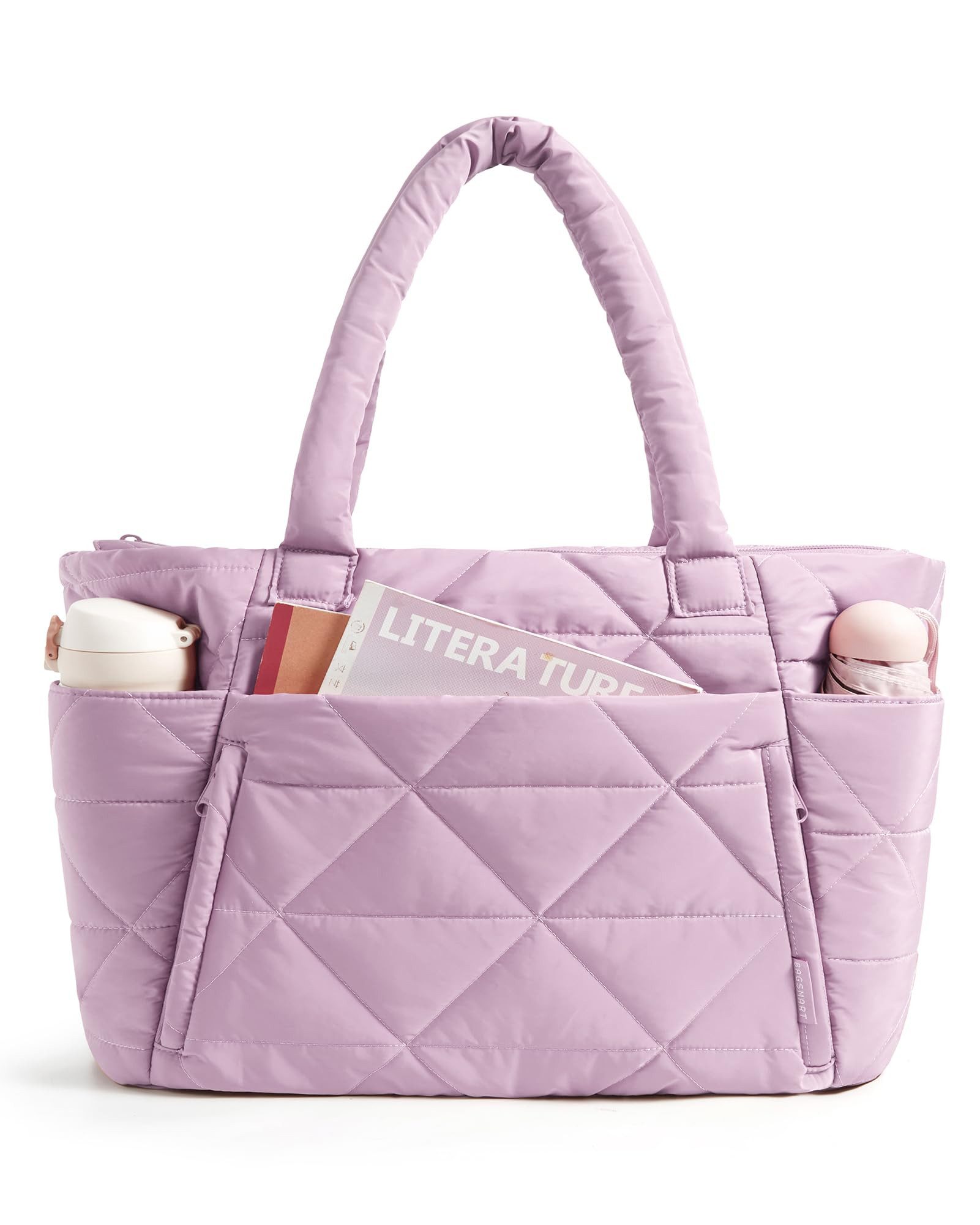 nsihing Schultertasche Handtasche damen Umhängetaschen crossbody bag, Große Stepp-Tasche mit Reißverschluss und mehreren Fächern