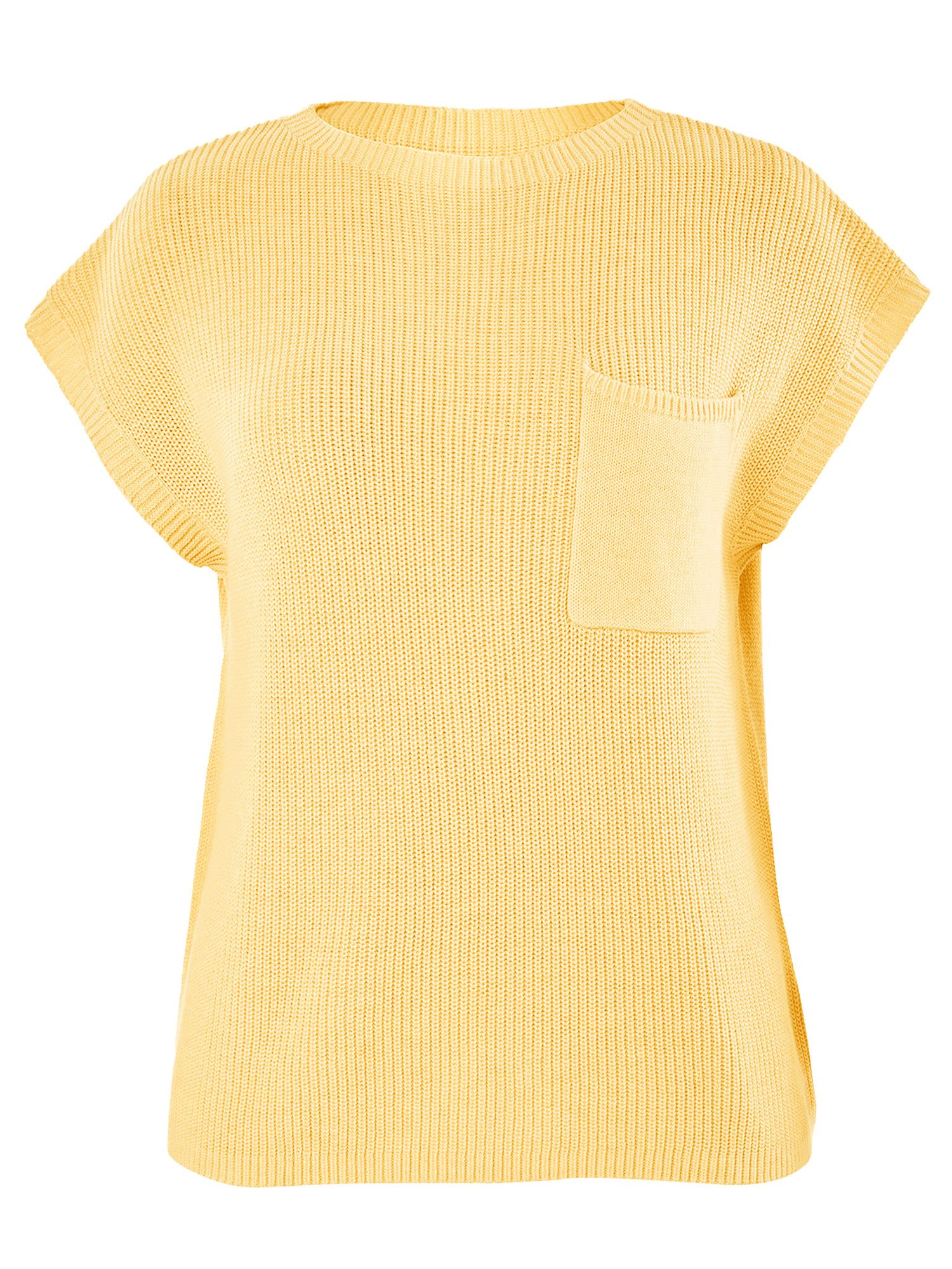 Imily Bela Kurzarmpullover Damen Trendige Pullover Tops aus Rippstrick (Pac günstig online kaufen
