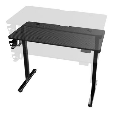 pro.tec Schreibtisch, »Stryn« Elektrisch verstellbarer Computertisch 120x60cm Schwarz