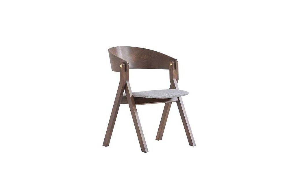 Xlmoebel Esszimmerstuhl Stilvoller Brauner Klappstuhl aus robustem Material, Made in Europa