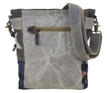 Sunsa Umhängetasche Recycelte Jeans Umhängetasche. Große Crossbody Bag für Sie. Tasche 52223, Aus recycelte Jeans