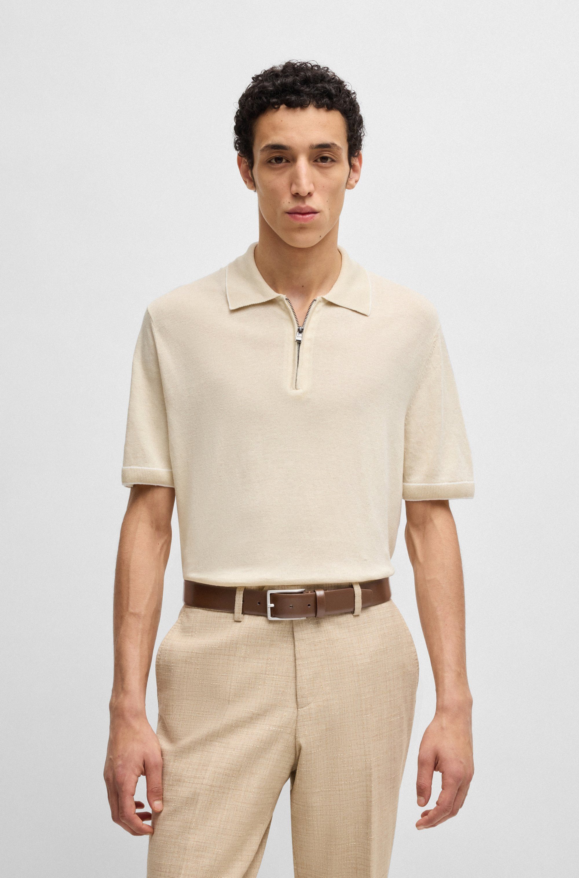 BOSS Ledergürtel Erman-L_Sz35 mit dezenter BOSS-Prägung auf der Schließe günstig online kaufen