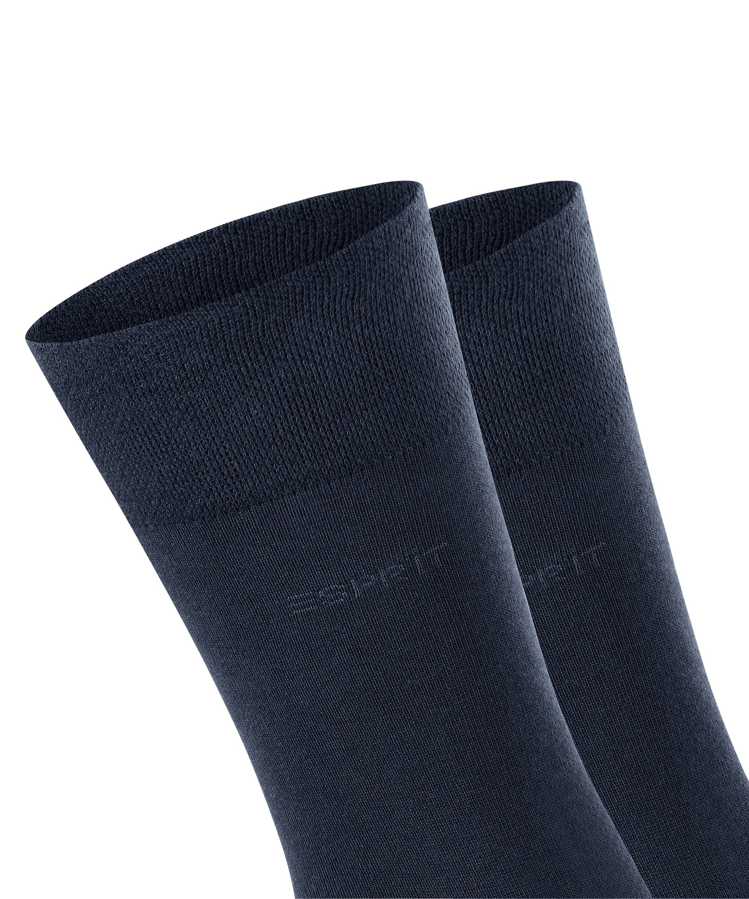 Esprit Socken Basic Easy 2-Pack Socken (2-Paar) mit druckfreiem Komfortbund