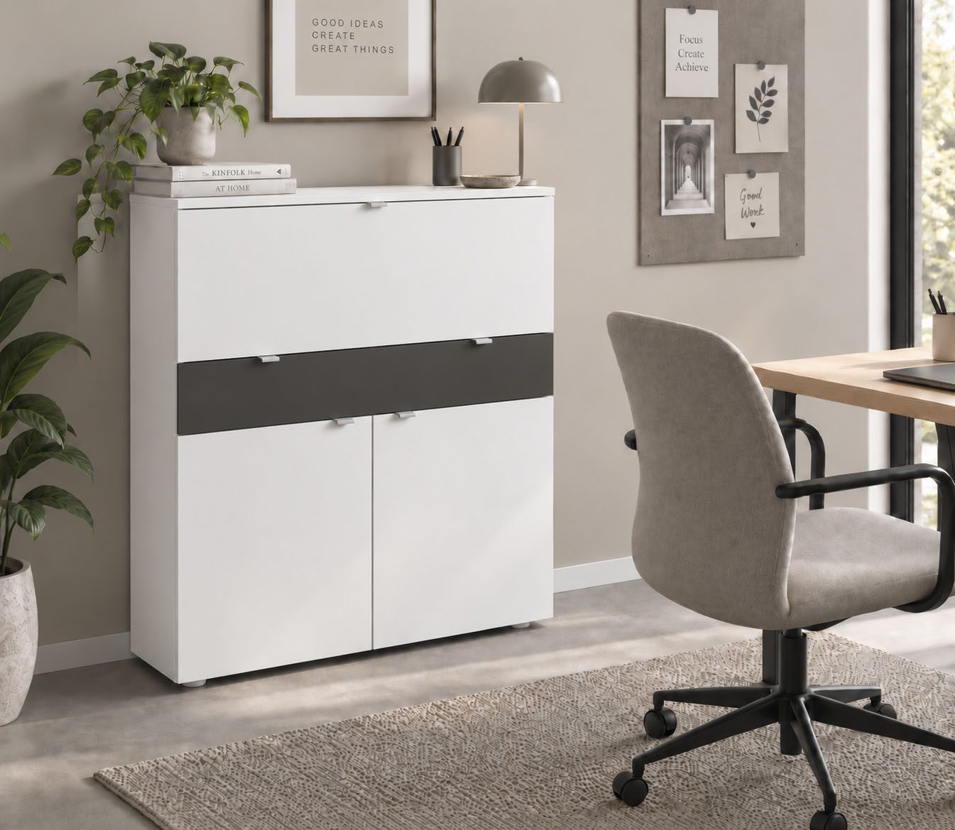 borchardt Möbel Sekretär Dolly, platzsparend, Home-Office-Schreibtisch, Breite 110 cm, Made in Germany