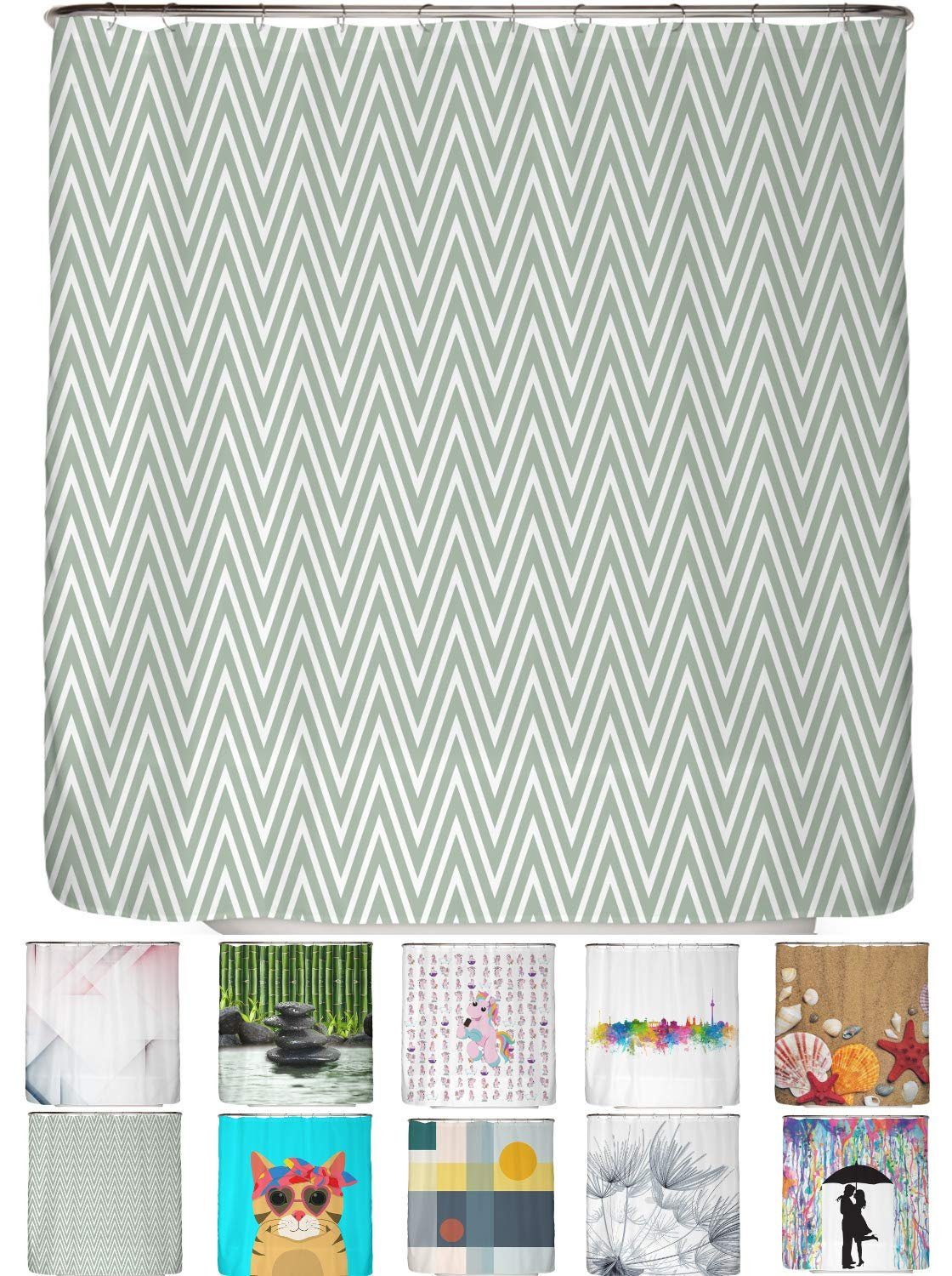 Arteneur Duschvorhang Breite 180 cm, Anti-Schimmel Beschichtet, Beschwerter Saum, Waschbar 40°C. Reduzierter Preis € 32,95. Unverbindliche Preisempfehlung € 44,95, (€ 32,95 pro 1 Stk)