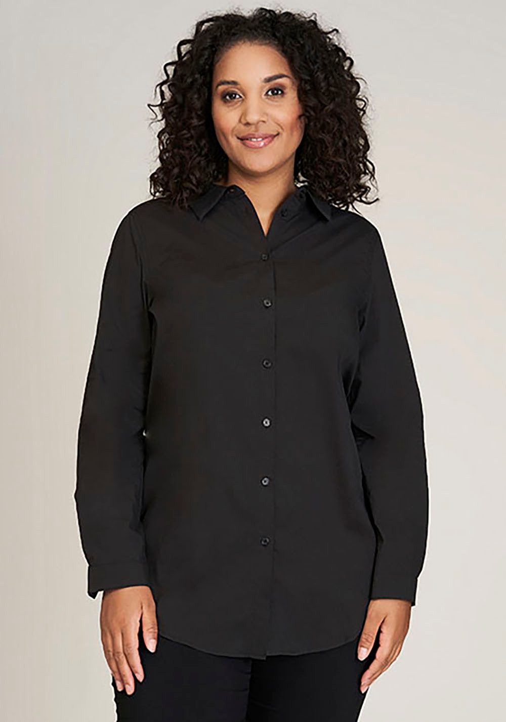 SANDGAARD Blusenshirt Stockholm in extra langer Form und mit Elasthan günstig online kaufen