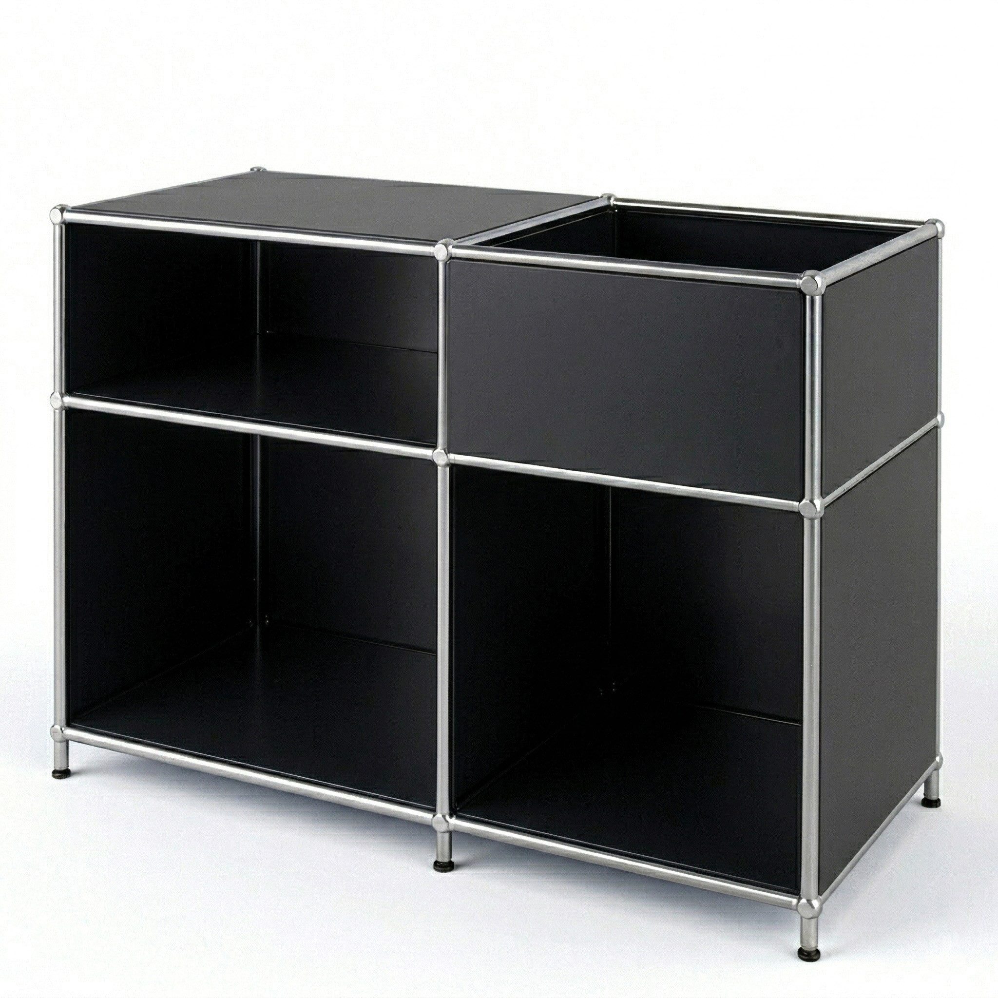 Floordirekt Sideboard Metall Concept Epure MK-030 Metallregal Stauraumfach, 3 Ablagen, B88×T40×H65 cm