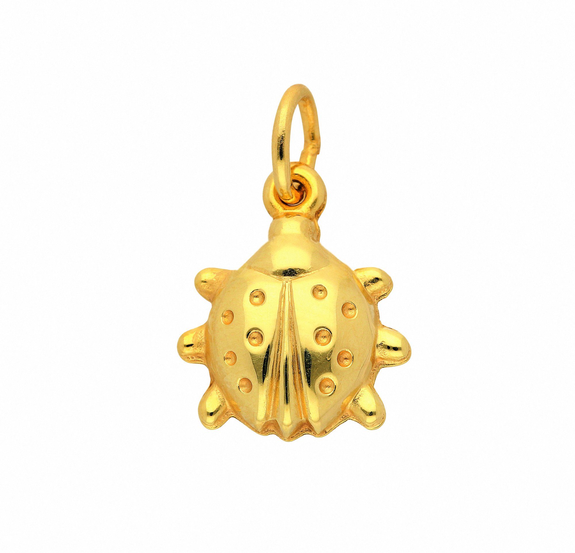 Kettenanhänger Anhänger Marienkäfer 585 Gold (14K)