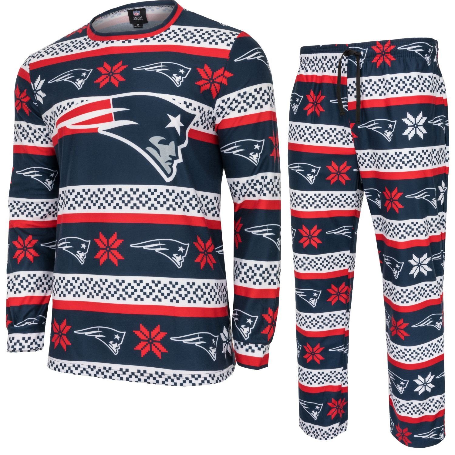 Forever Collectibles Sweatanzug NFL Teams XMAS Pyjama Hose Set