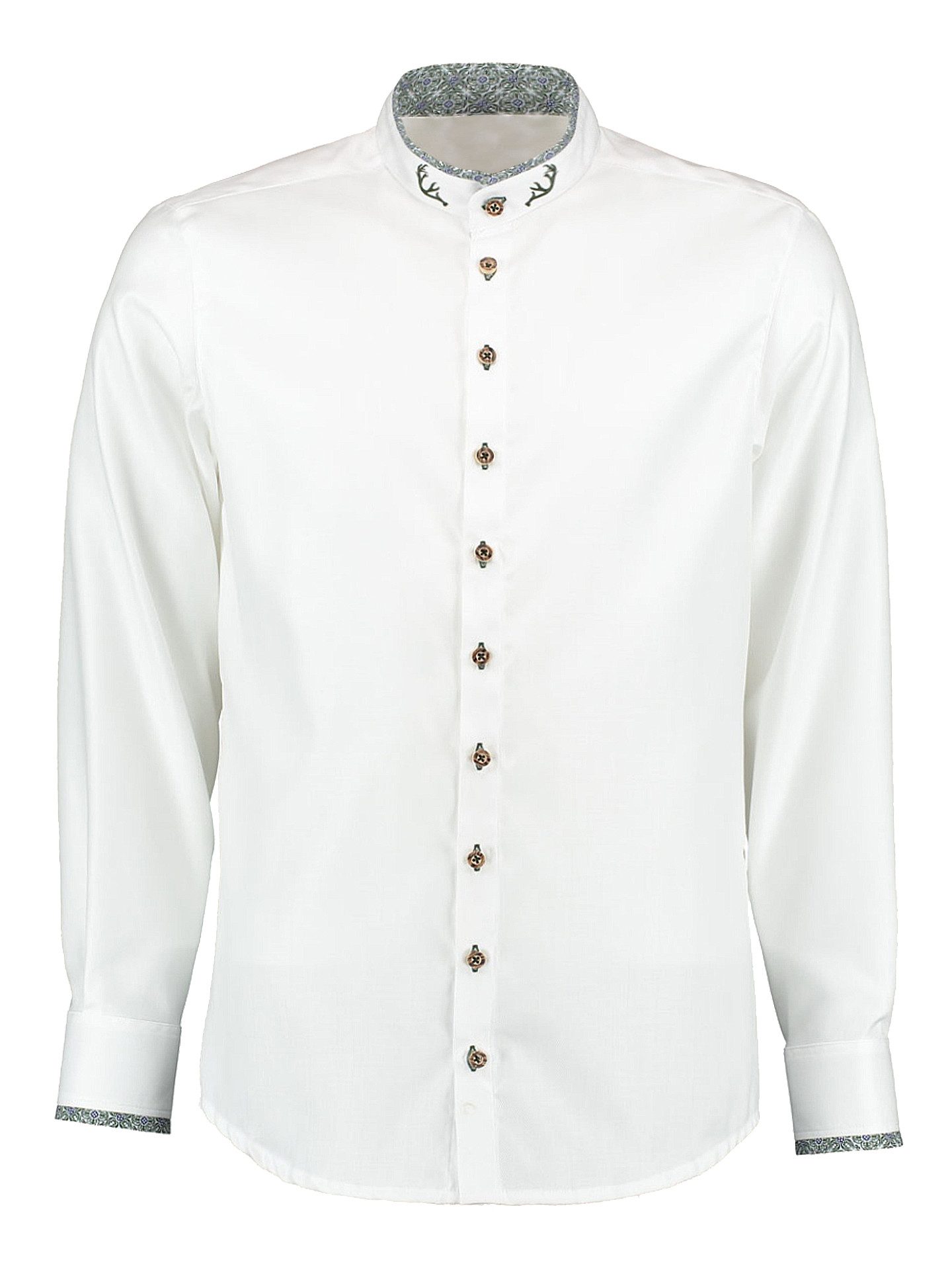 Moschen-Bayern Trachtenhemd Trachtenhemd SLIM FIT Herren Stehkragen Wiesn-H günstig online kaufen