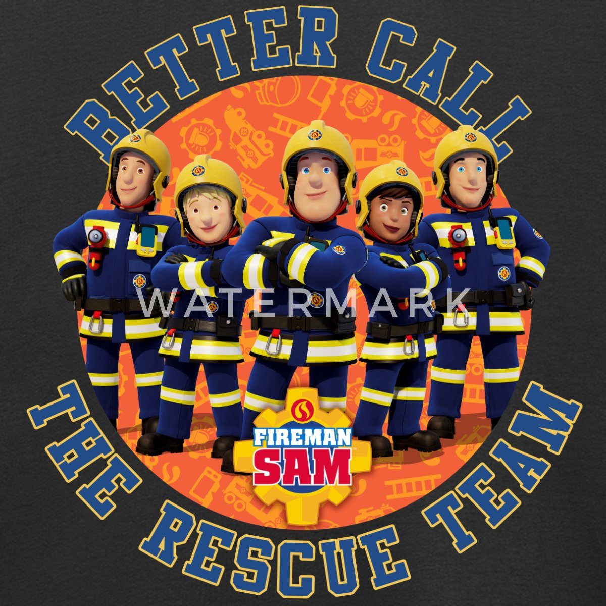 Spreadshirt Sweatshirt Feuerwehrmann Sam™ Better Call The Rescue Team Kinder Premium Pullover (1-tlg)