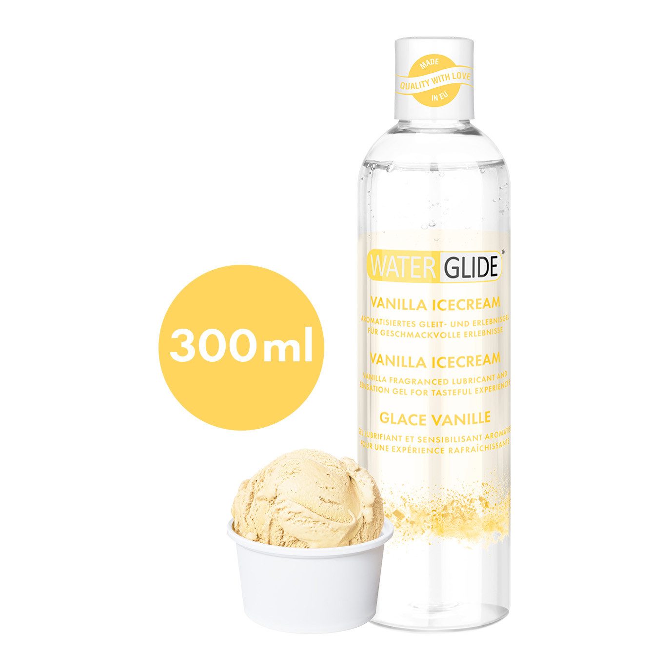 EIS Stimulationsgel EIS Waterglide 'Vanilla Ice Cream', 300ml, Gleit-& Erlebnisgel, 0-tlg.