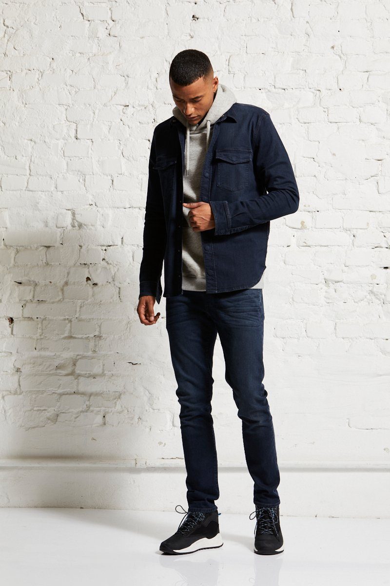 Slim-fit-Jeans flex high blue - grey 63 with wunderwerk Steve overdye slim