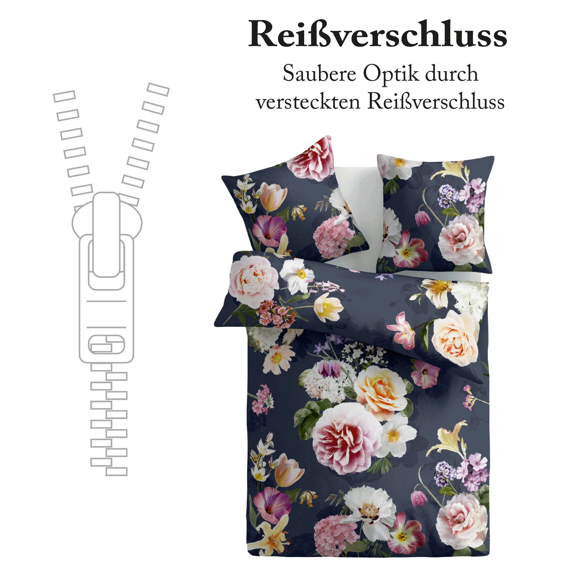 Bestlivings Bettwäsche Set - Kopfkissenbezug und Bettbezug mit Reißverschlu günstig online kaufen