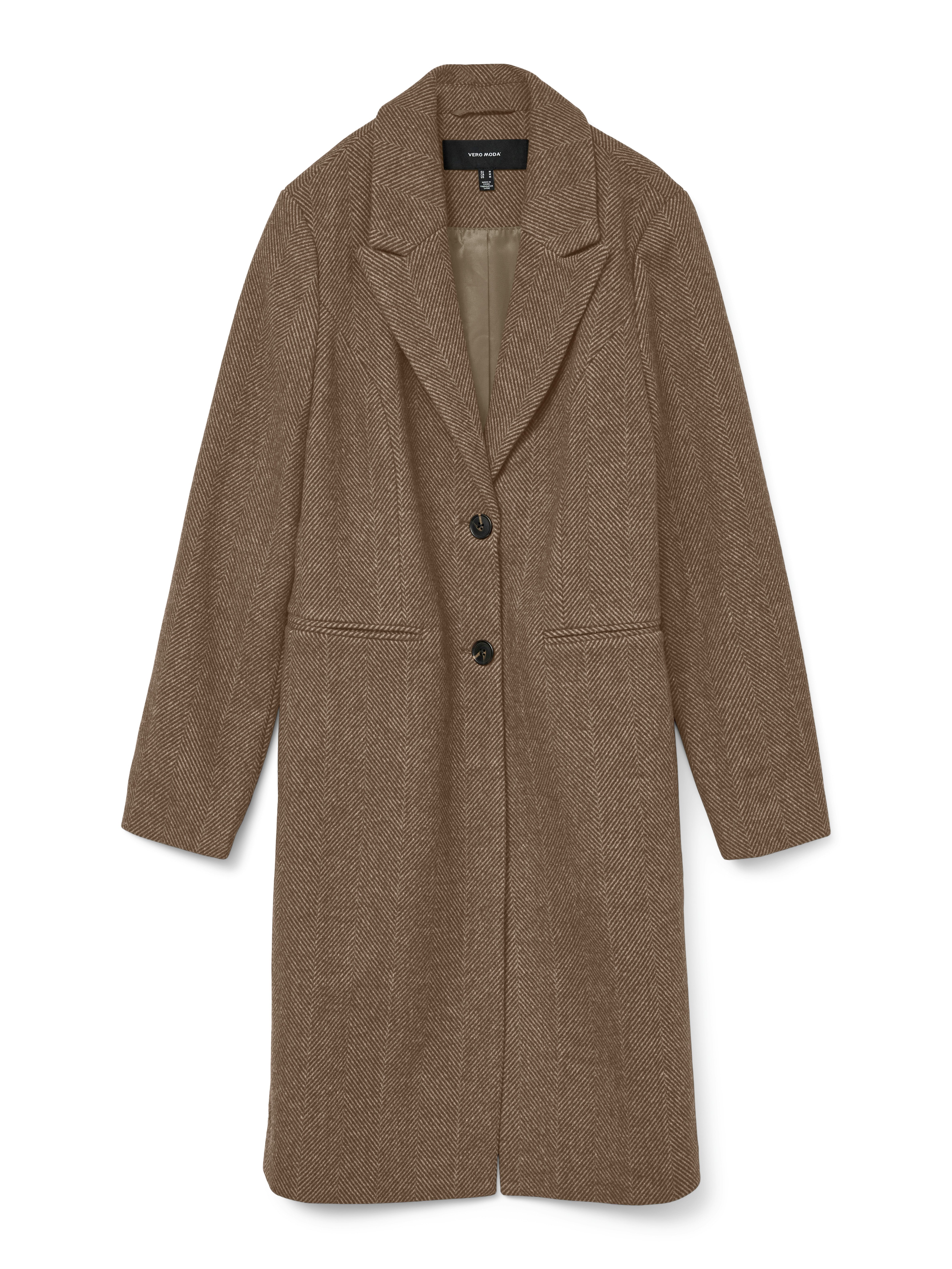 Vero Moda Langmantel VMBLAZA HERINGBONE LONG günstig online kaufen