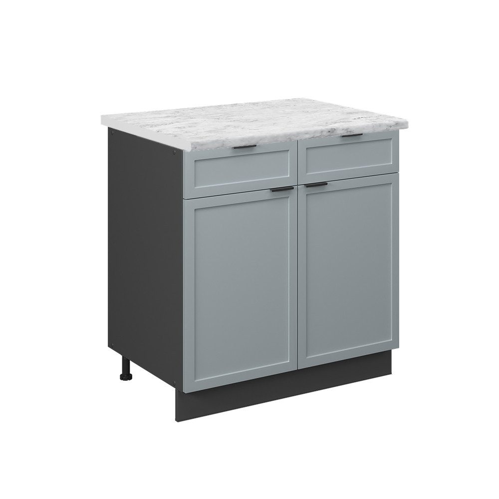 Vicco Unterschrank Fame-Line, Hellblau-grau/Anthrazit, 80 cm, günstig online kaufen