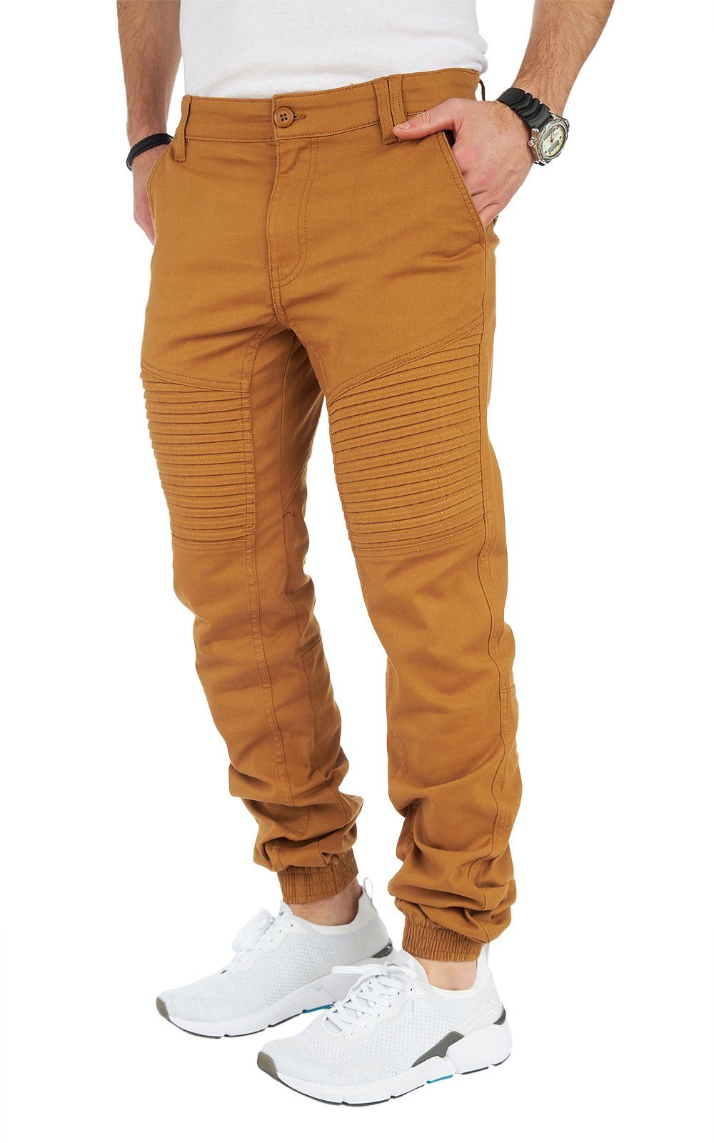 Styleko Cargohose 8009 Styleko männer Camel Cargohose Chino Cargohose Hose Herren Cargohose