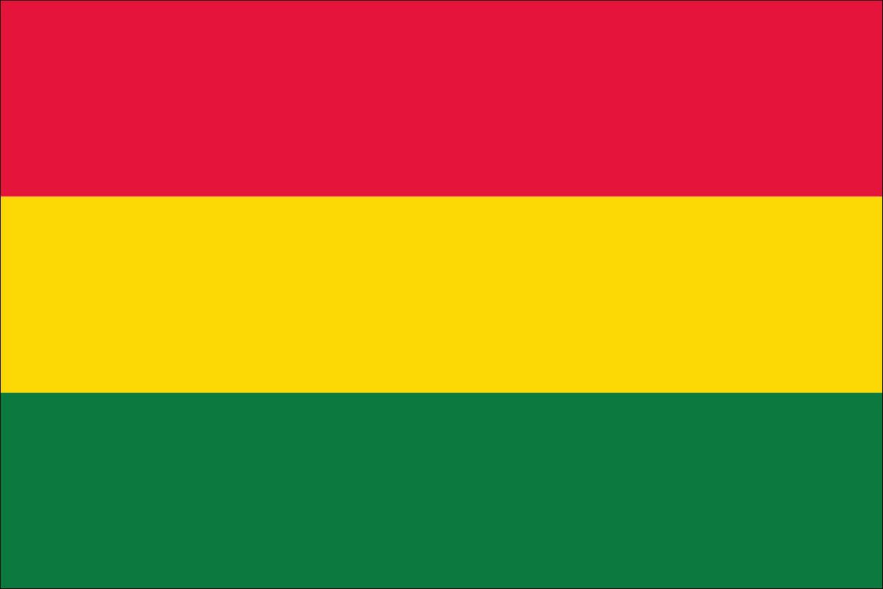 flaggenmeer Flagge Flagge Bolivien 110 g/m² Querformat