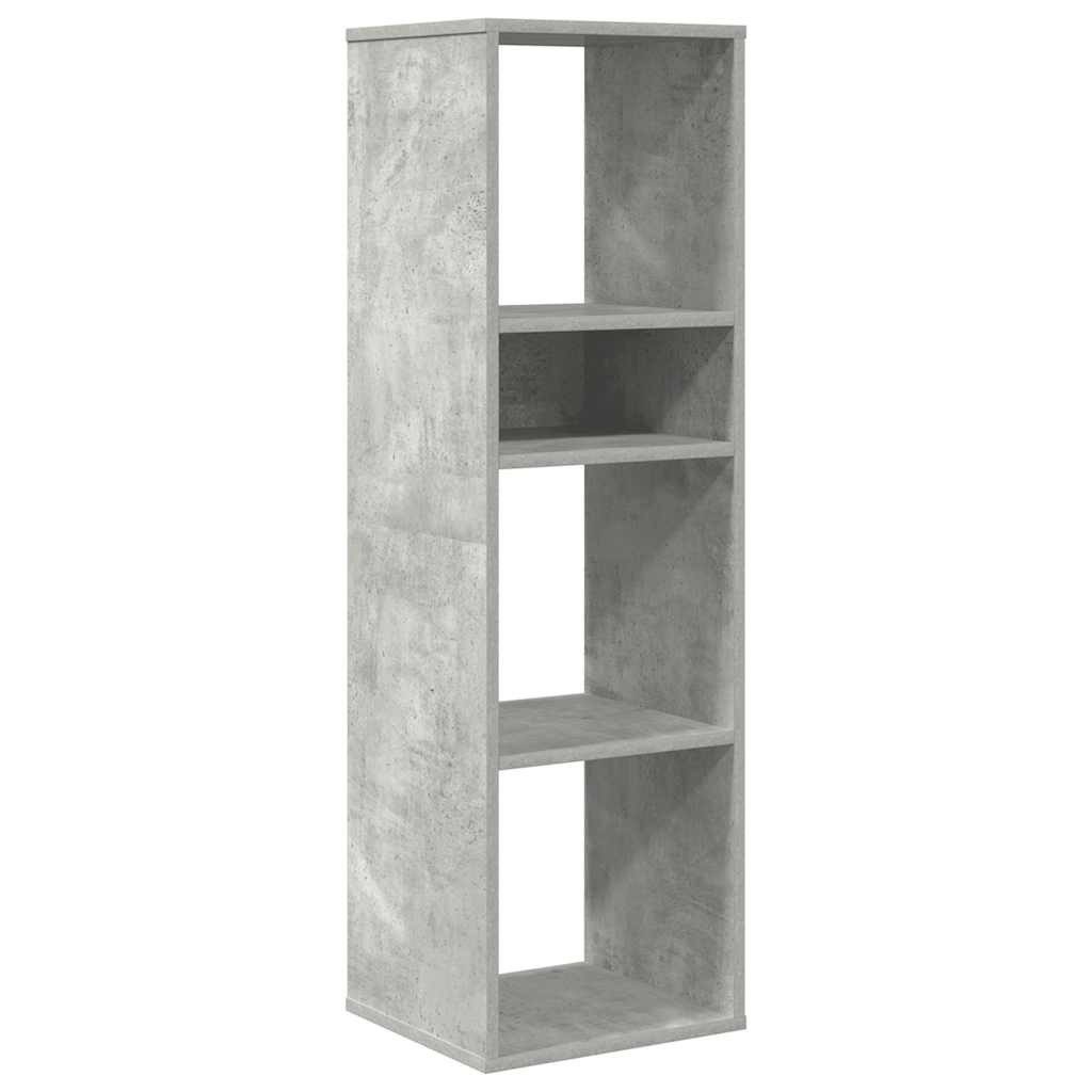 vidaXL Bücherregal Bücherregal Betongrau 34x31x112 cm günstig online kaufen
