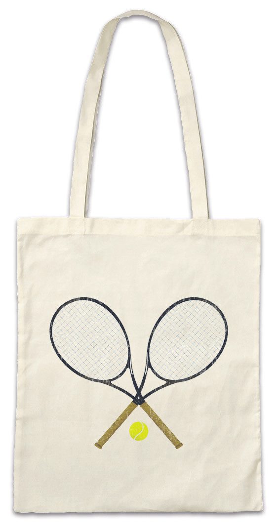 Urban Backwoods Beuteltasche Tennis Rackets Stofftasche Player Passion Love Addiction Tennisplatz (1-tlg), Court Tennisschläger Ball Sport