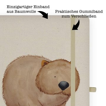 Mr. & Mrs. Panda Notizbuch Wombat - Transparent - Geschenk, Notizen, Schreibbuch, Tiere, Gute La Mr. & Mrs. Panda, Personalisierbar