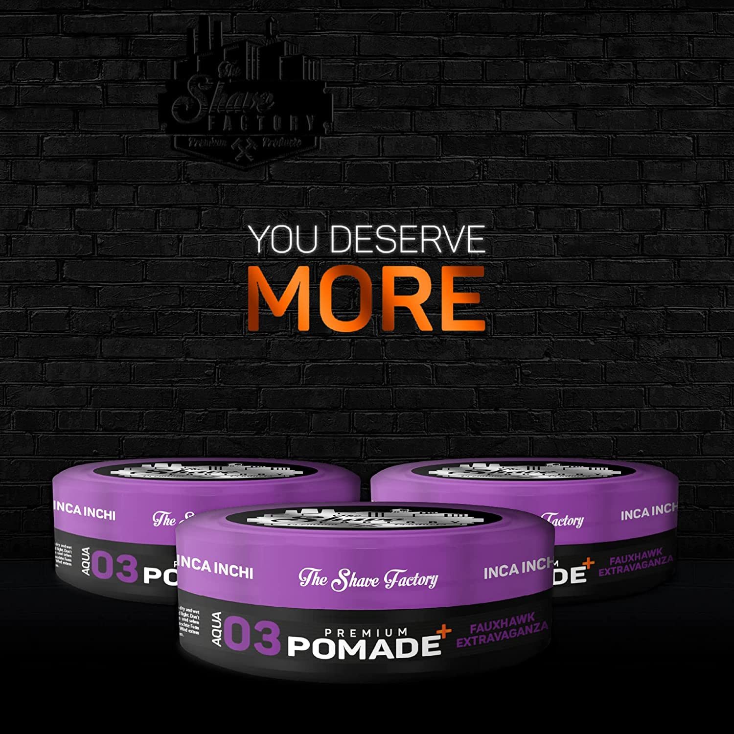 The Shave Factory Haarpomade The Shave Factory Premium Pomade 03 Fauxhawk extra Glanz150ml