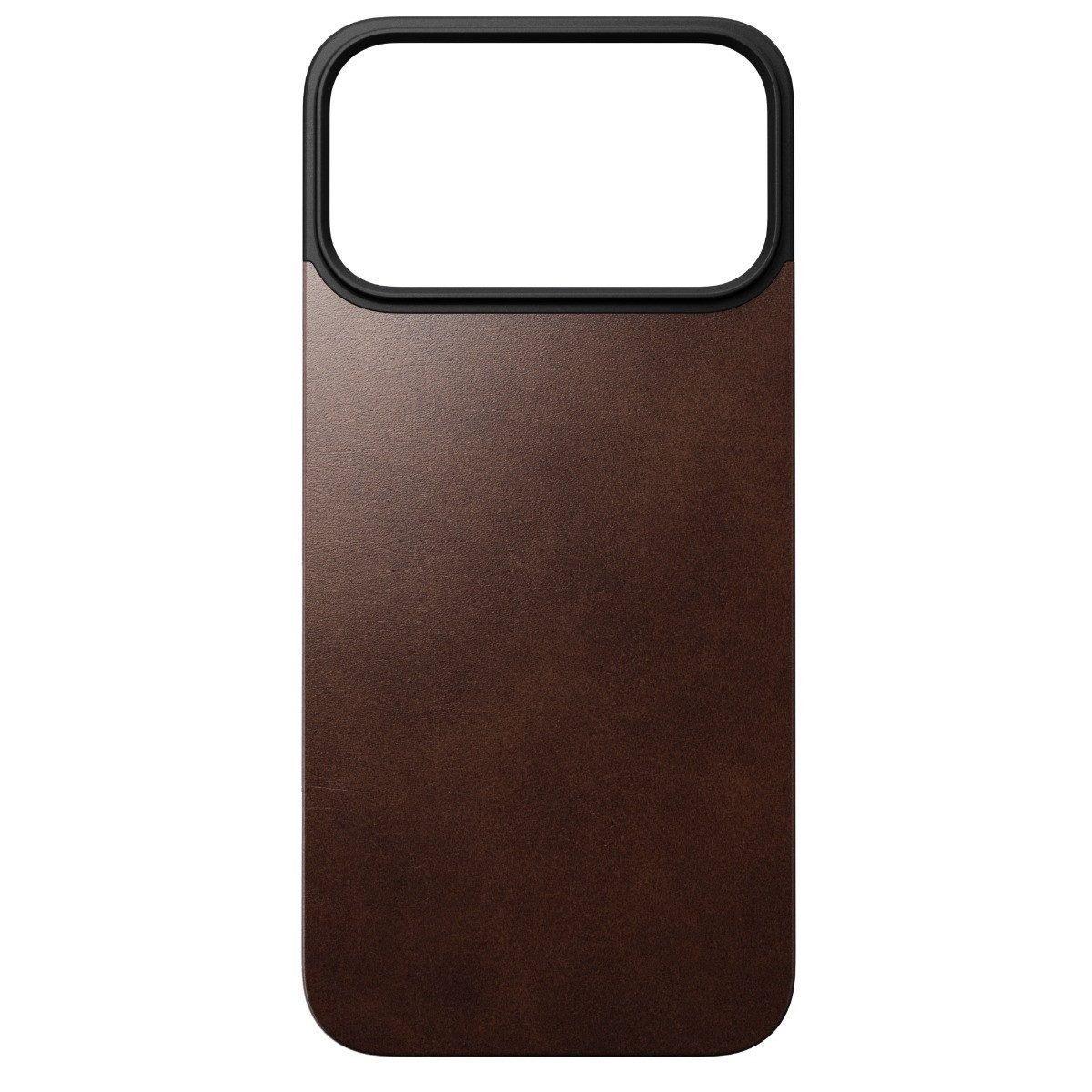 Nomad Smartphone-Hülle Magnetic Leather Case, für iPhone 17 Pro Max, Rustikales Braun Horween