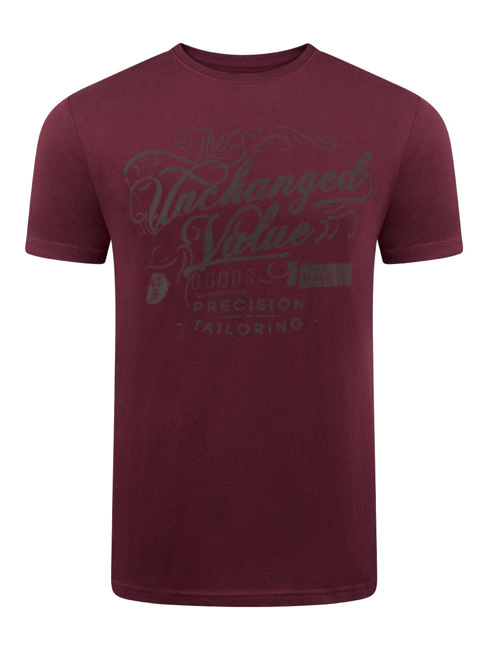 riverso T-Shirt Herren Printshirt RIVLeon Regular Fit (1-tlg) Kurzarm Tee Shirt mit Rundhalsausschnitt aus 100% Baumwolle