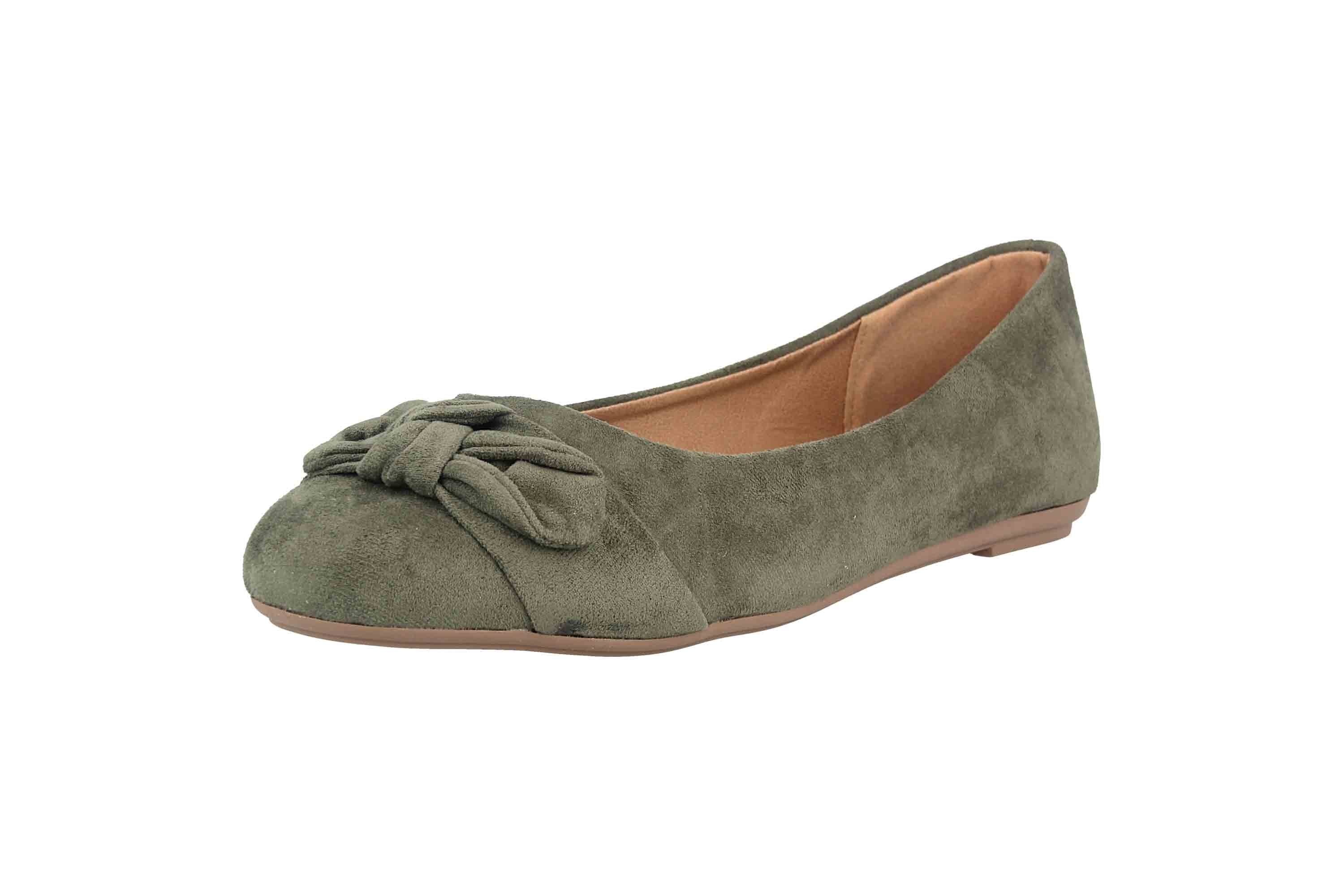 Green Fitters Ballerina Footwear 2.589647
