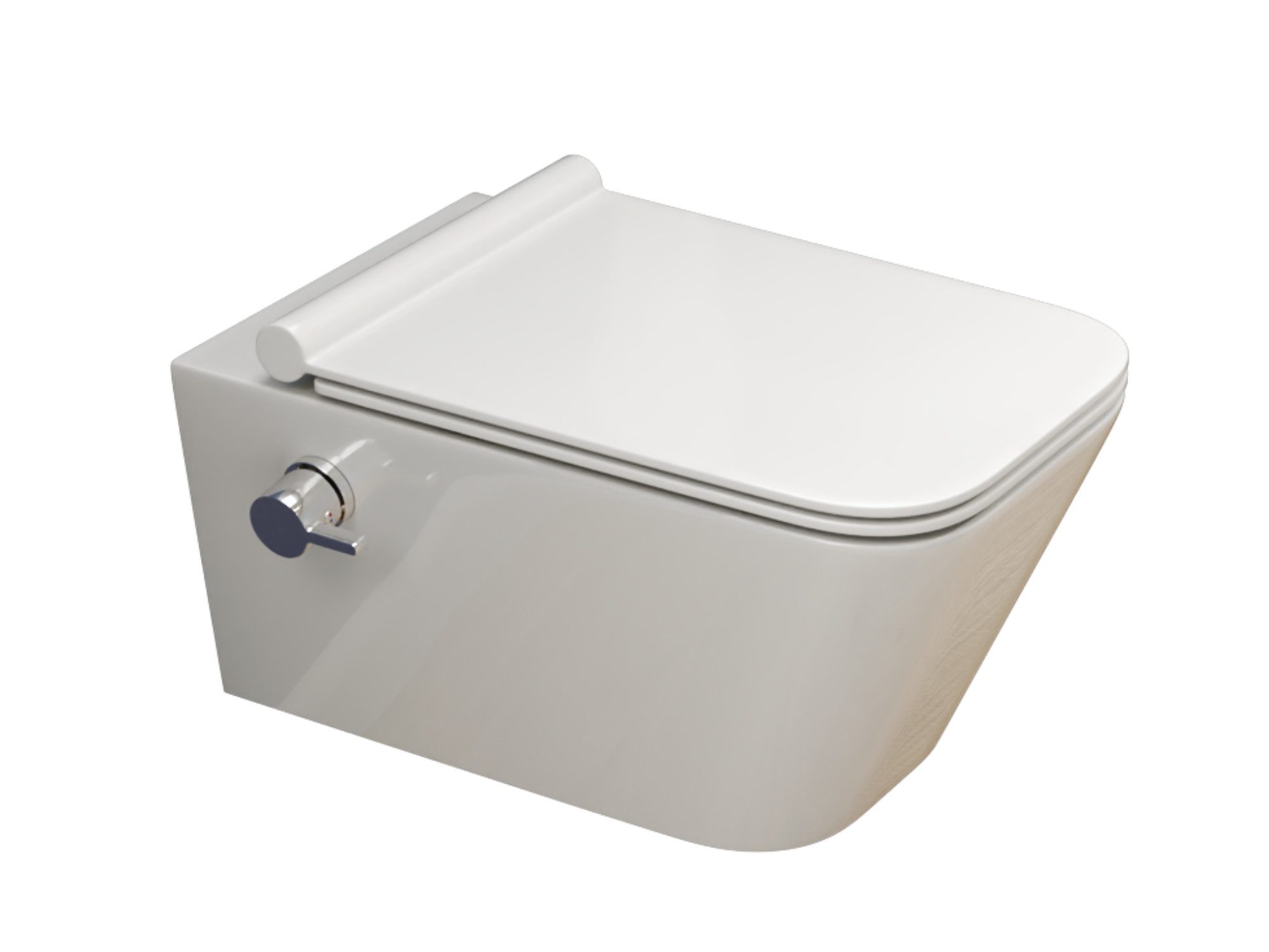 Tiefspül-WC WC mit Bidetfunktion WC-Deckel mit Absenkautomatik Taharet