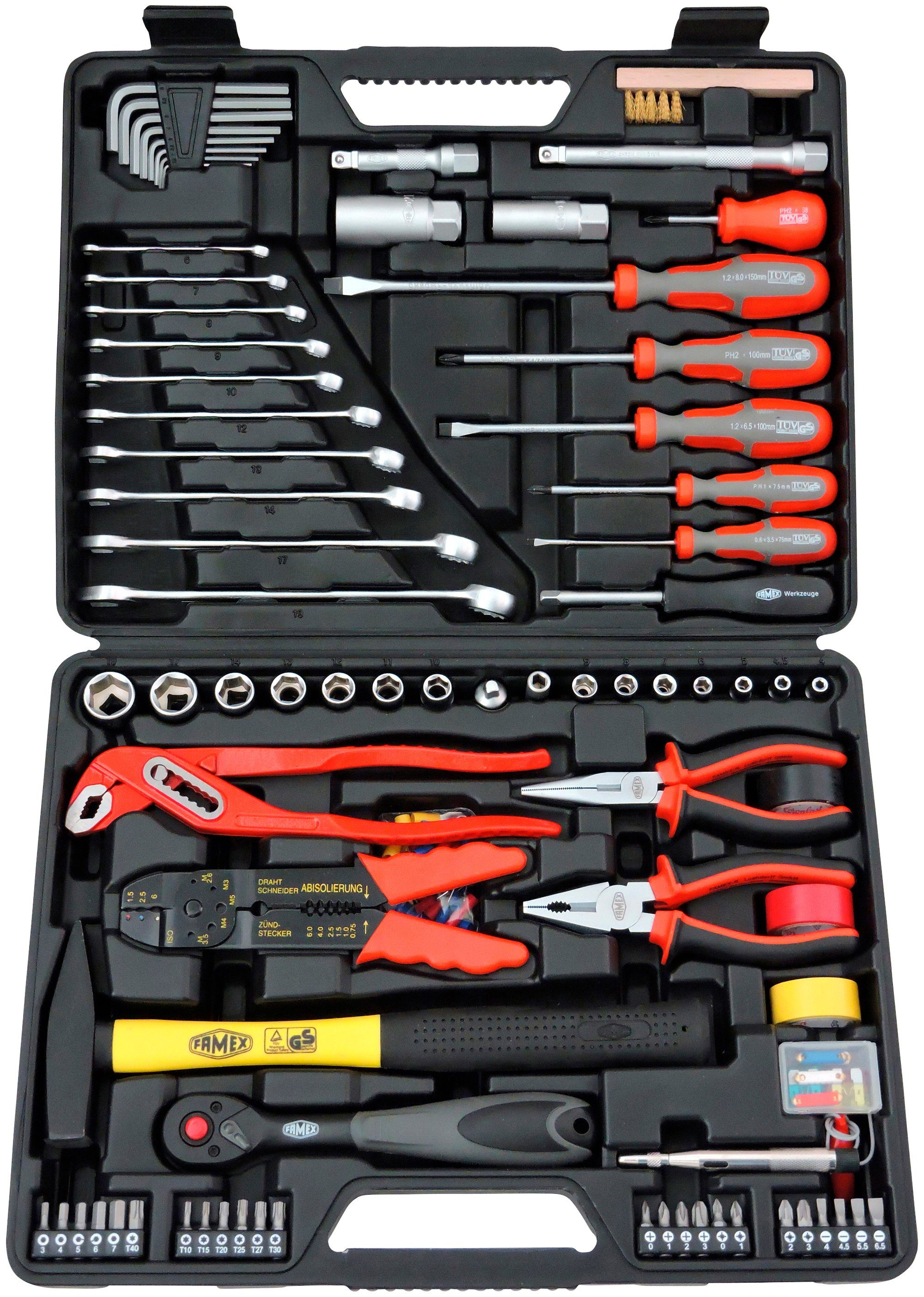 FAMEX Werkzeugkoffer »144FX48 «, 166tlg. kaufen OTTO