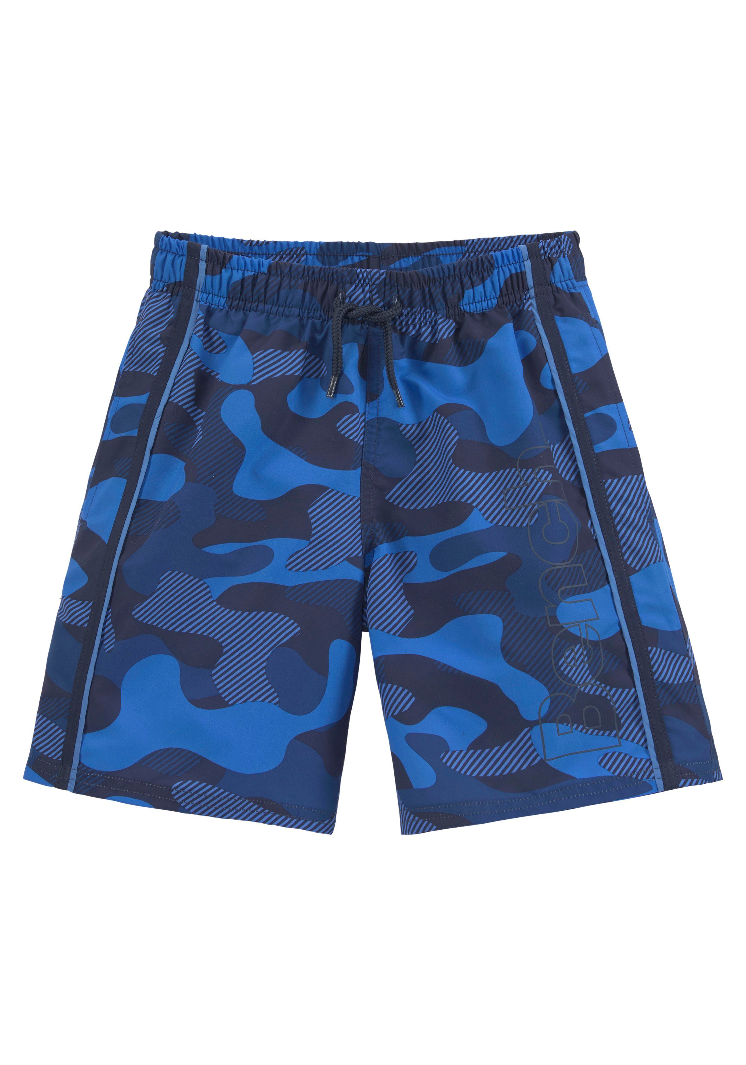 kontrastfarbenen Pipings mit Jones Bench. Badeshorts Kids