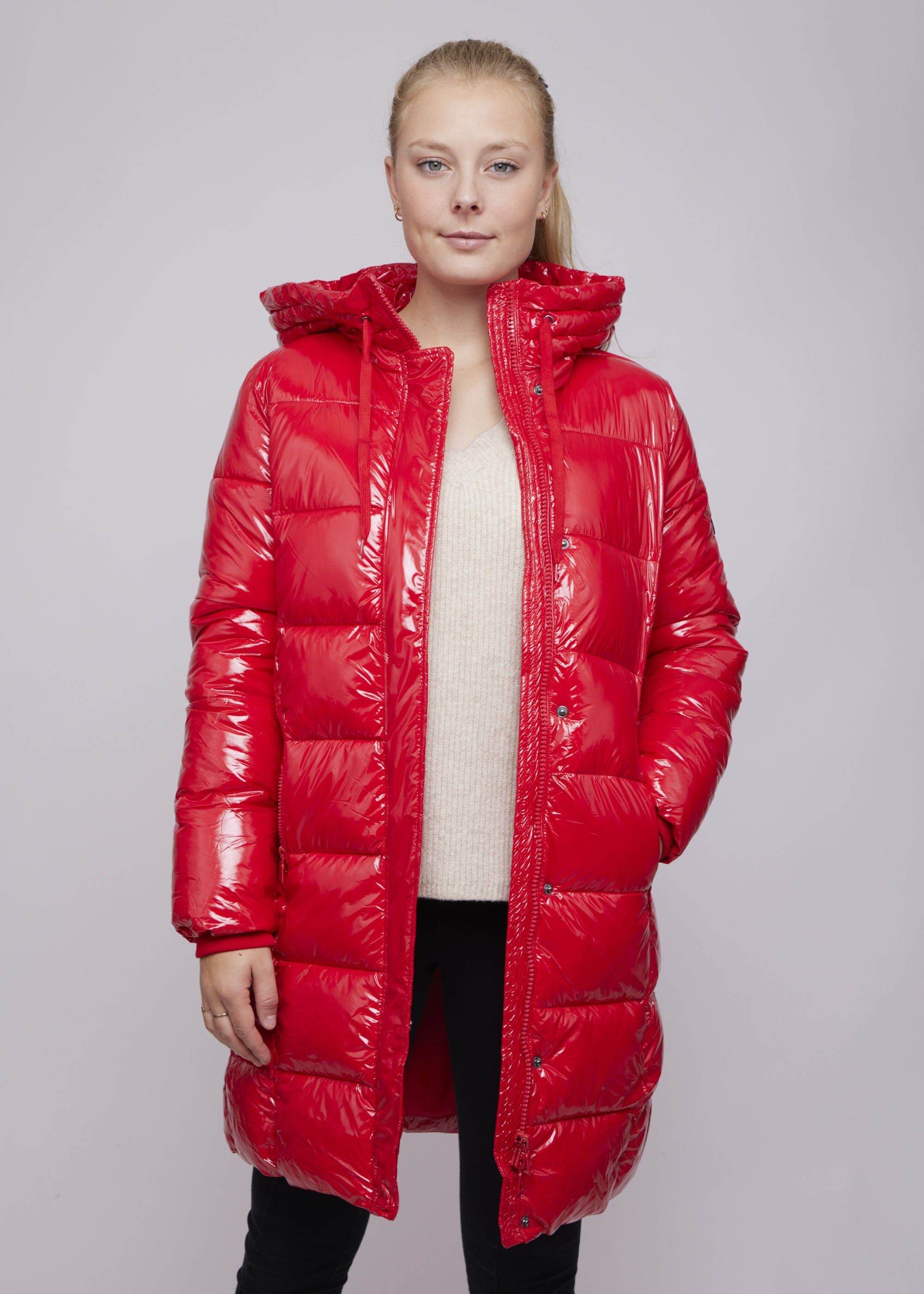 in VICCI Lackoptik Rot Germany Winterjacke