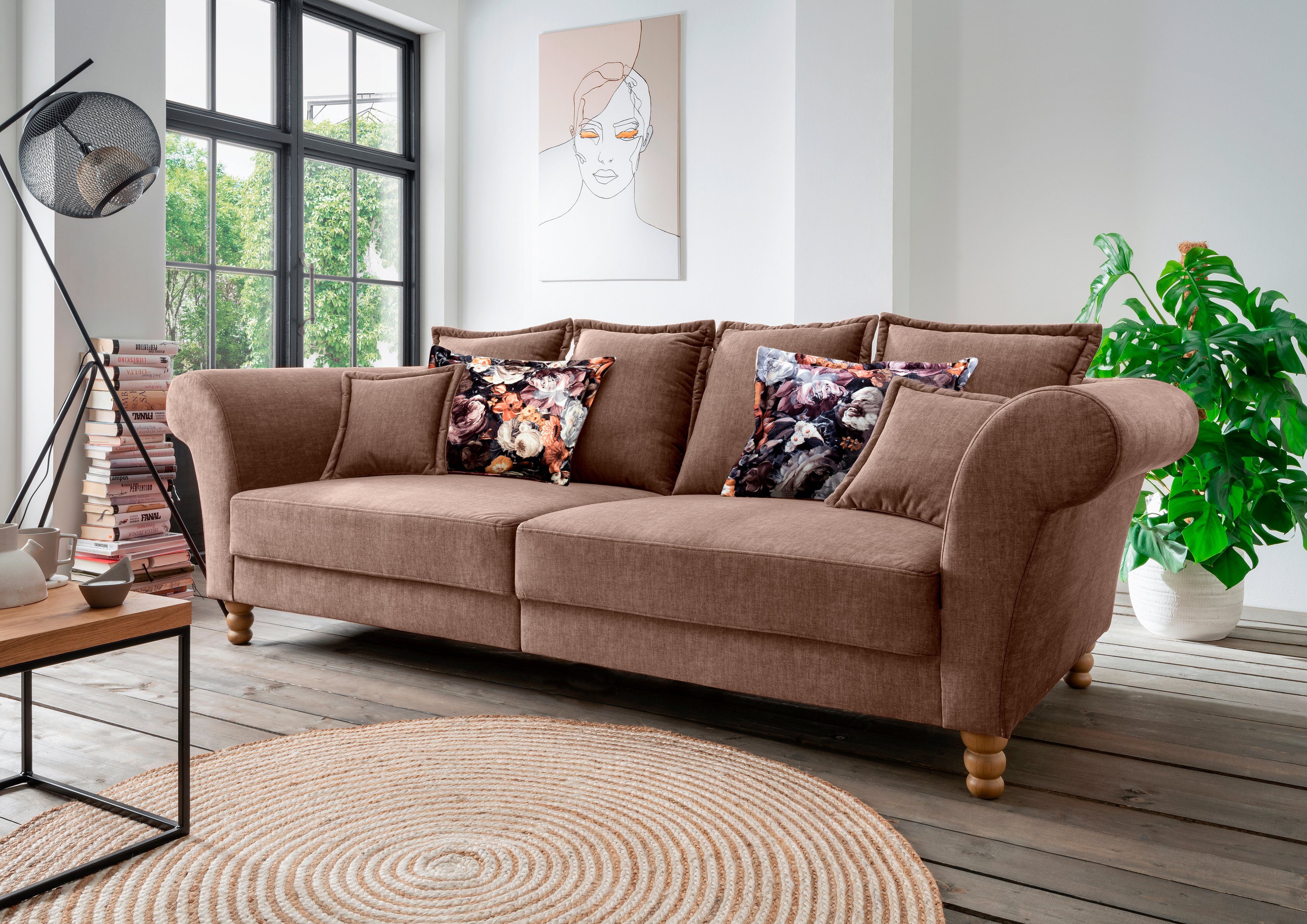 Home affaire Big-Sofa Tassilo Mega Sofa günstig online kaufen